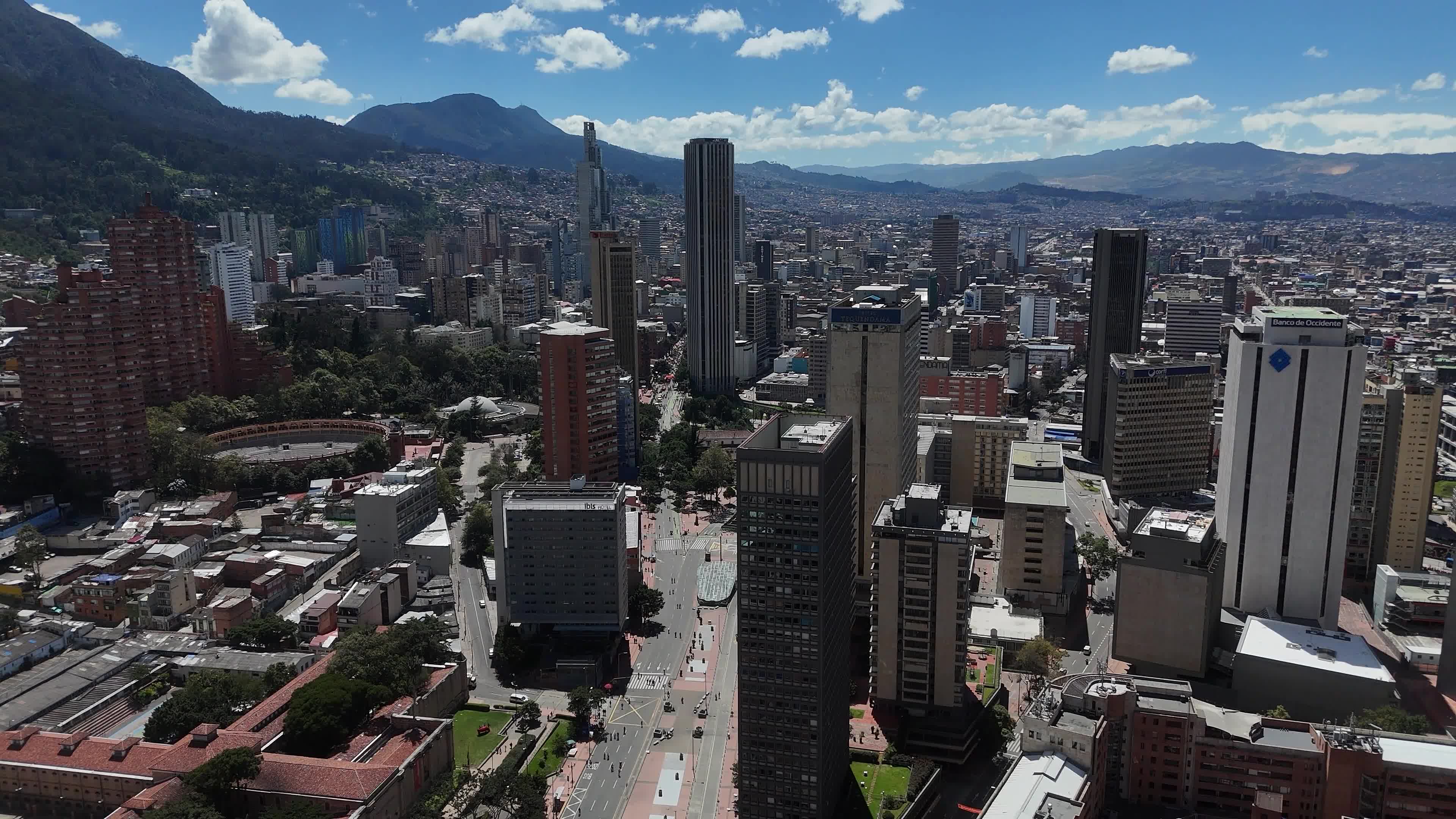 Bogota Financial District and Downtown