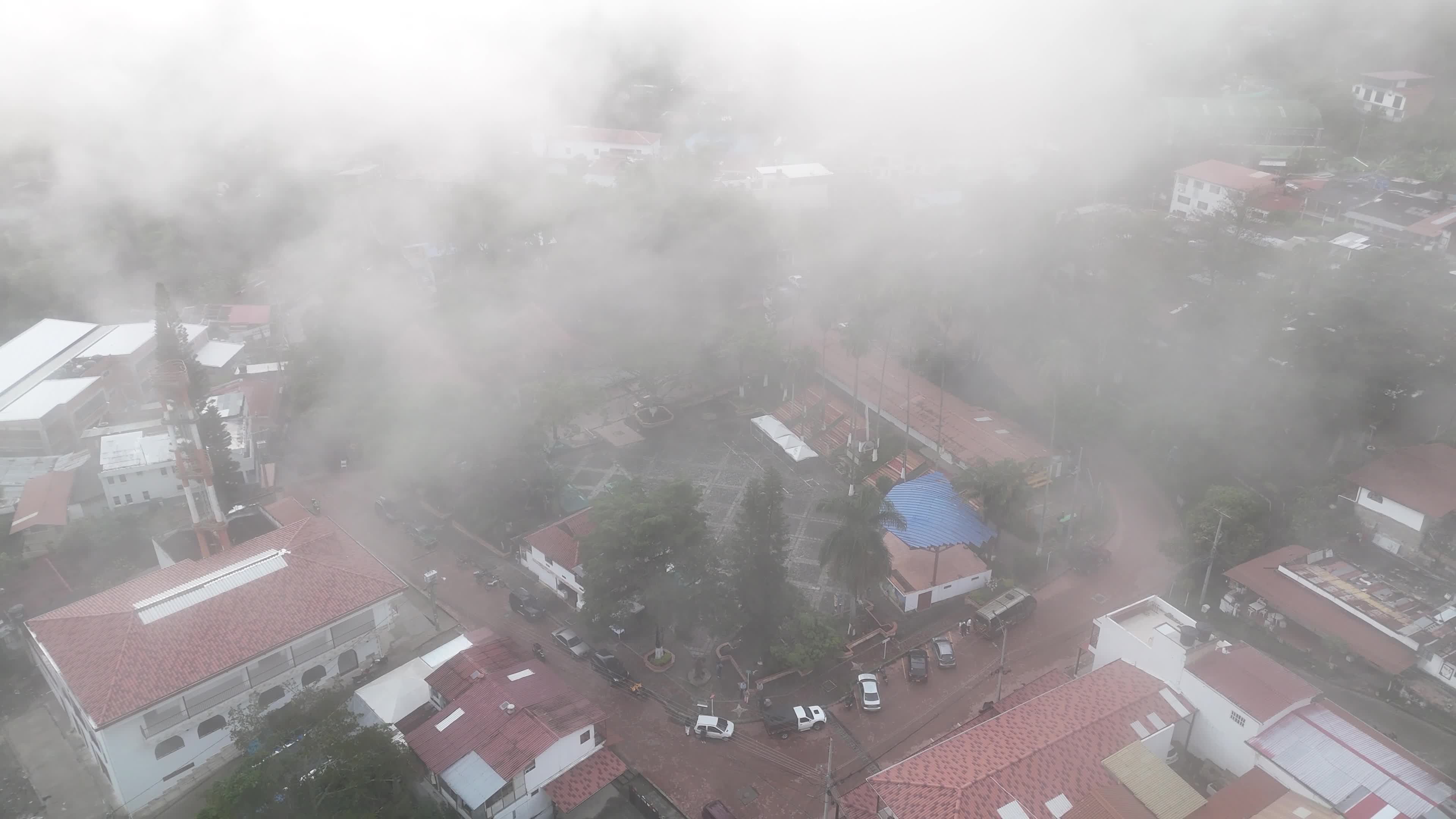 Weather in central Colombia