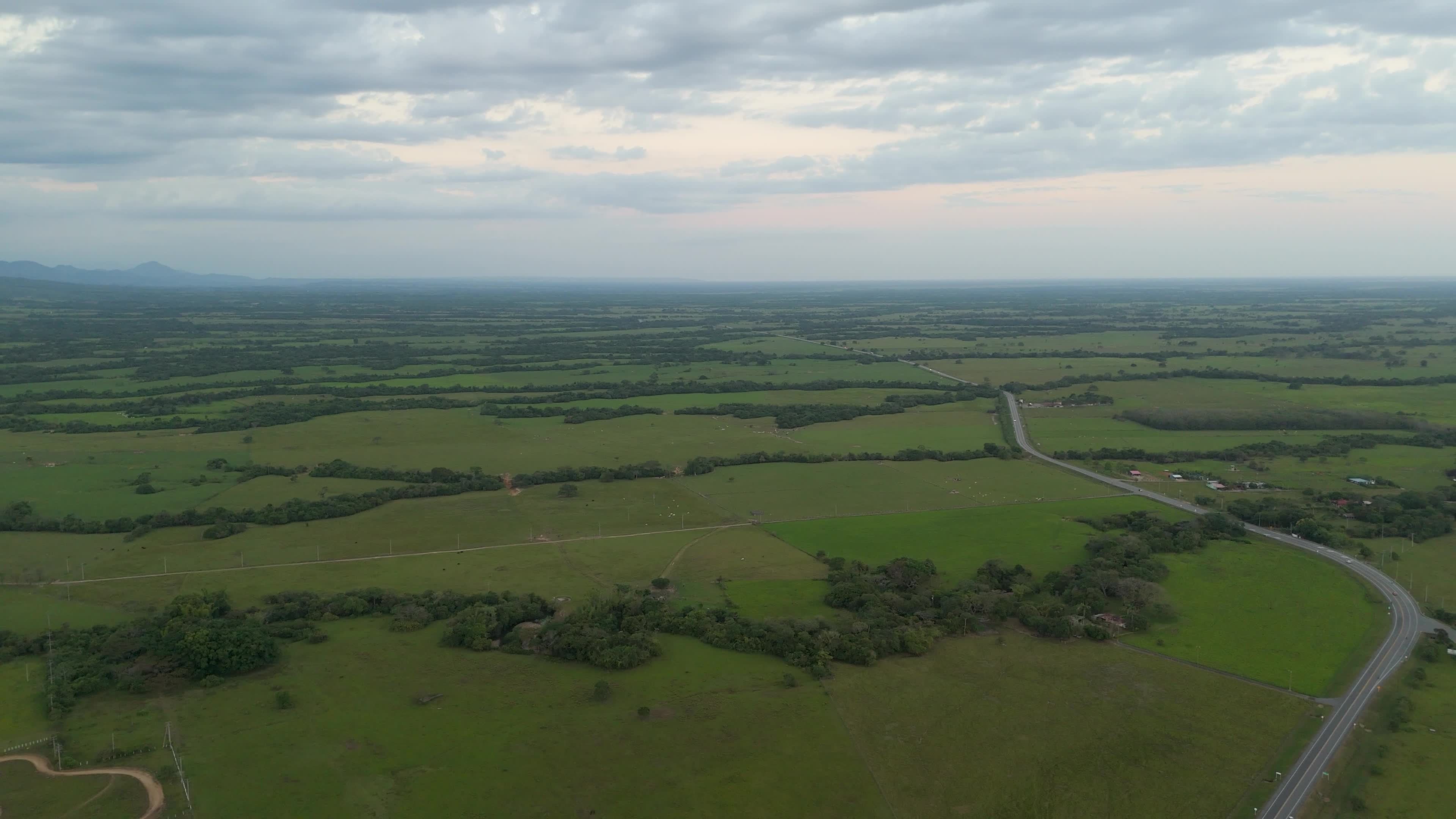 Paratebueno Colombia Aerial View