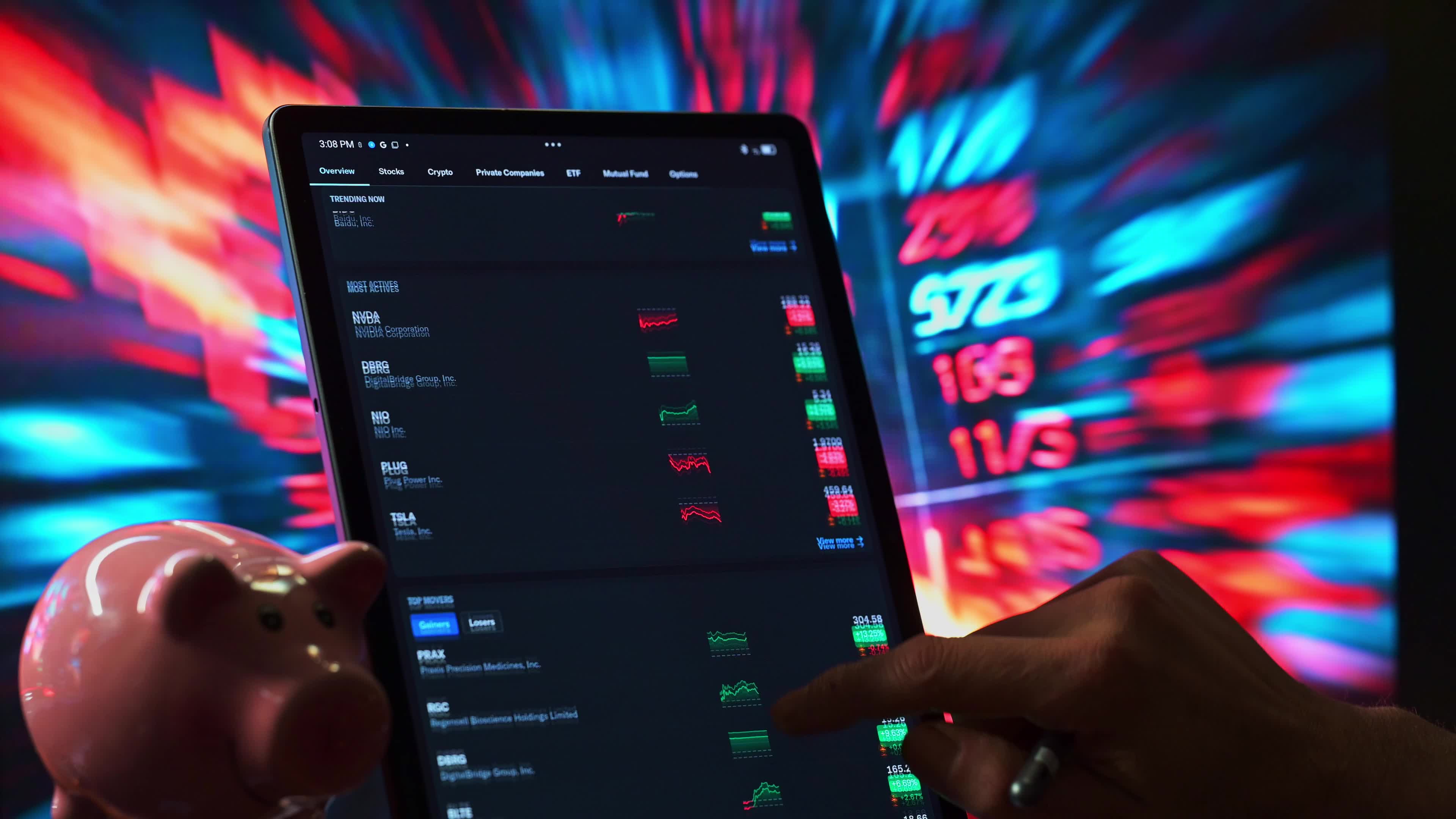 Stock Index - Stock Exchange - Finance Stock - Video Illustration