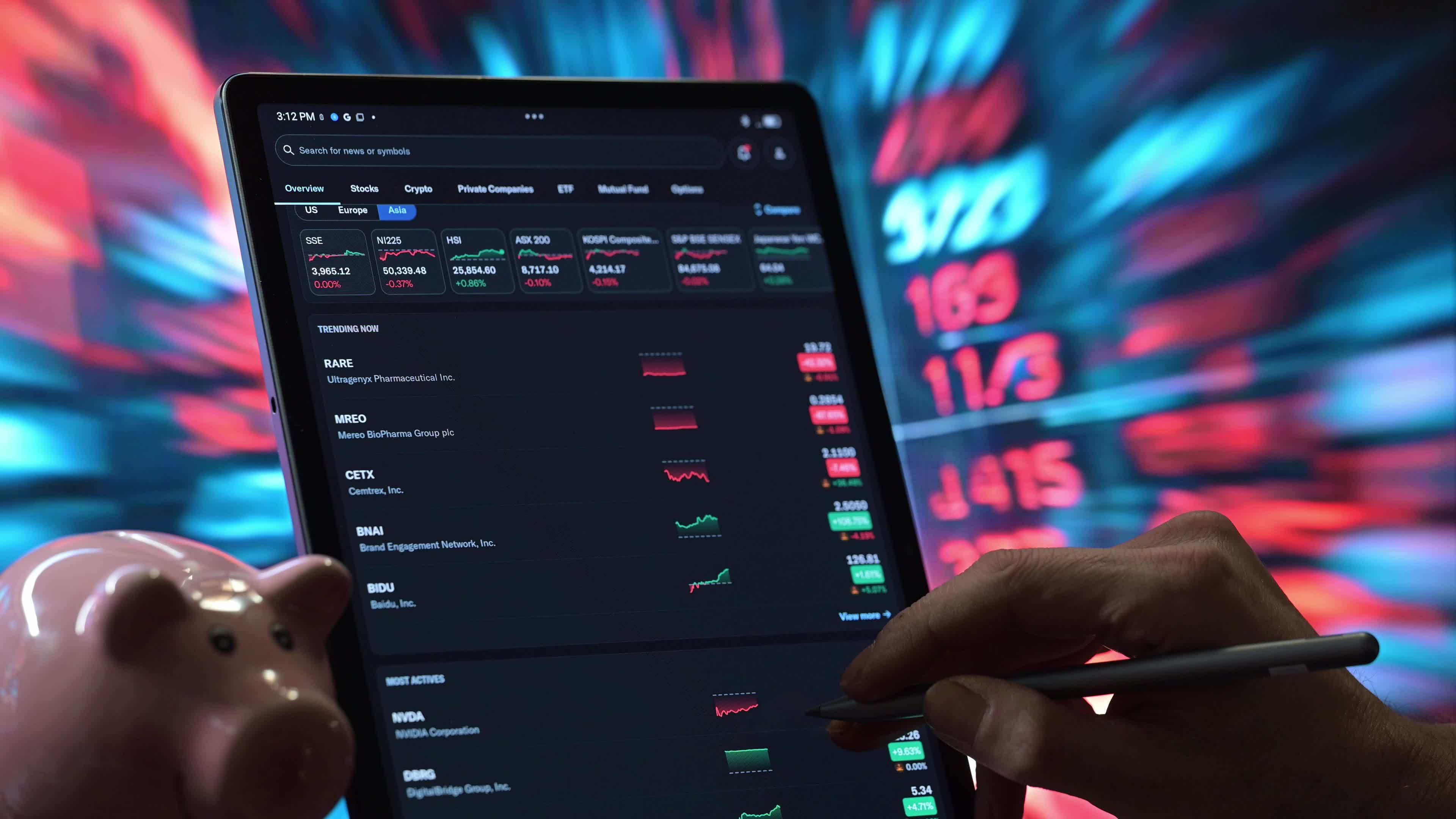 Stock Index - Stock Exchange - Finance Stock - Video Illustration