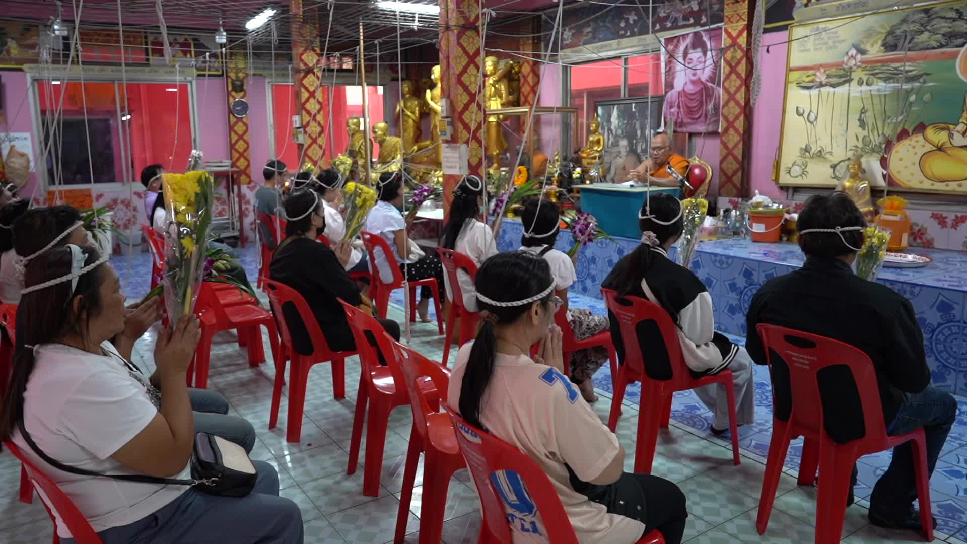 Thai People Lie In Coffins To Welcome The New Year.