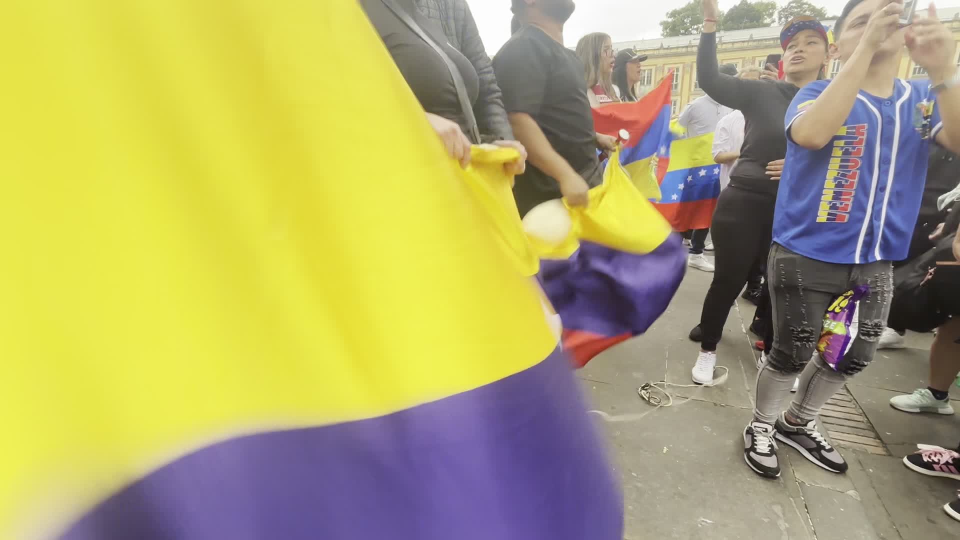 Venezuela Crisis Demonstrations in Colombia