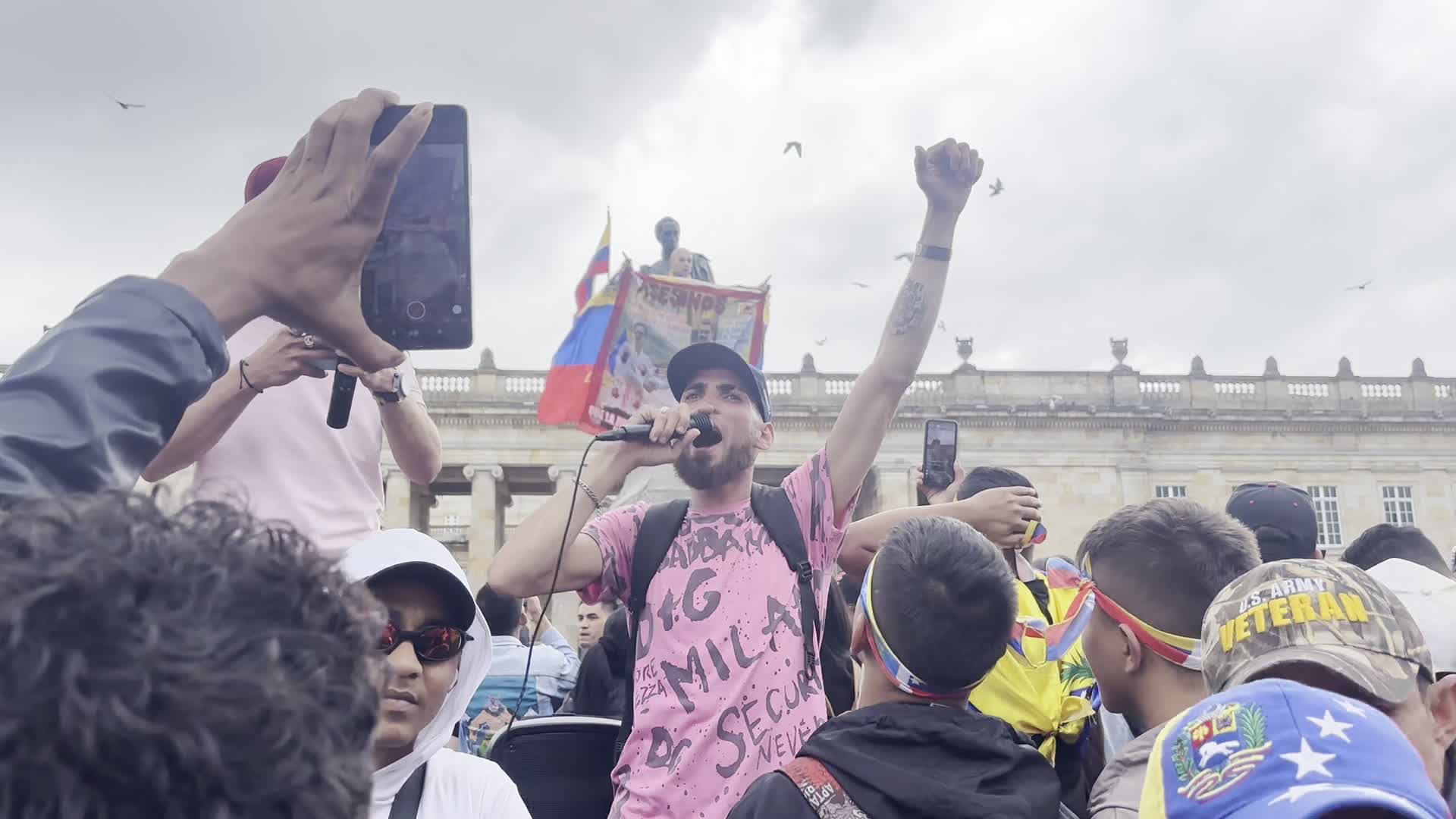 Venezuela Crisis Demonstrations in Colombia