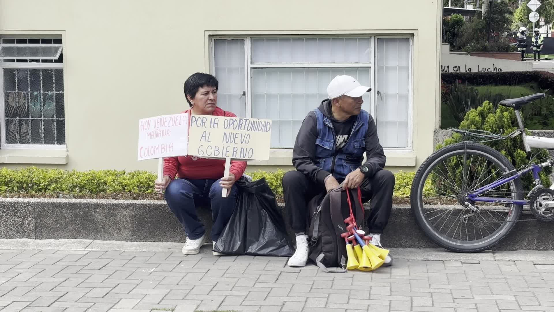 Venezuela Crisis Demonstrations in Colombia