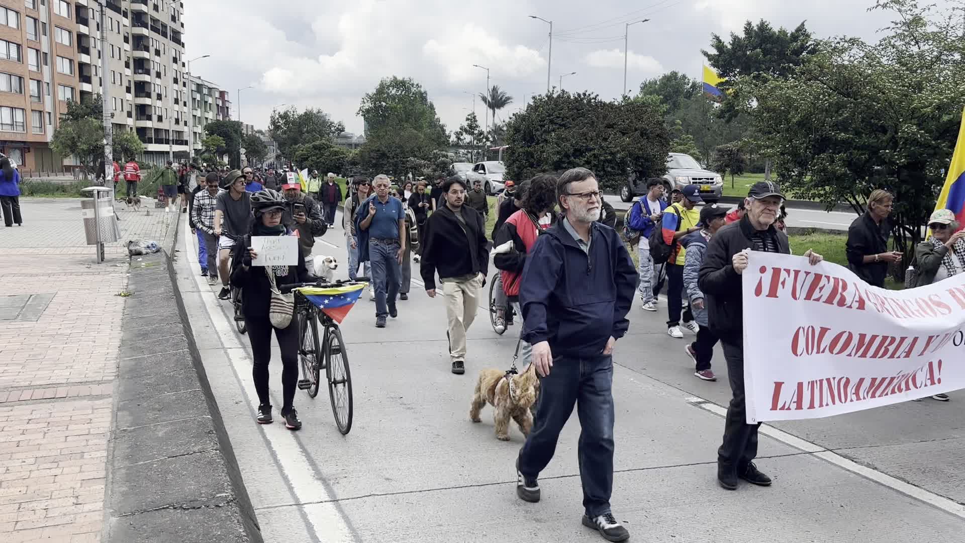 Venezuela Crisis Demonstrations in Colombia