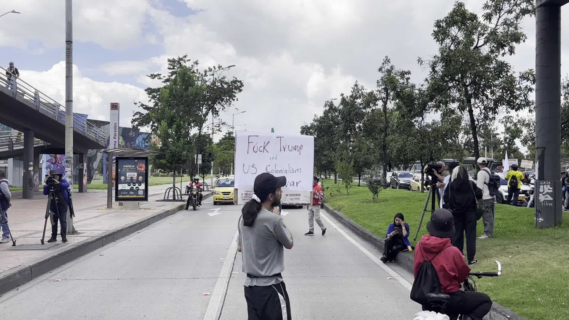 Venezuela Crisis Demonstrations in Colombia
