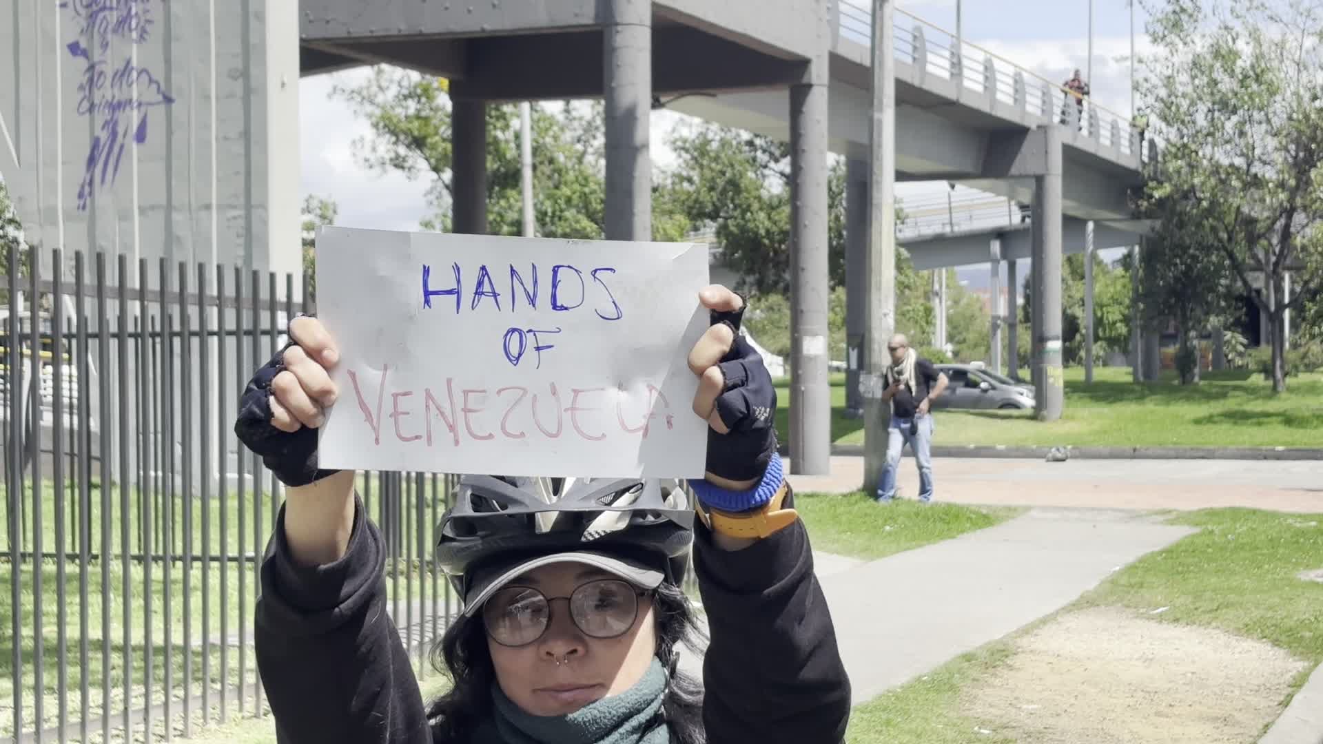 Venezuela Crisis Demonstrations in Colombia