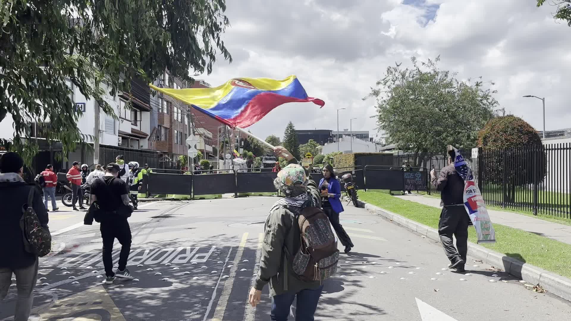 Venezuela Crisis Demonstrations in Colombia