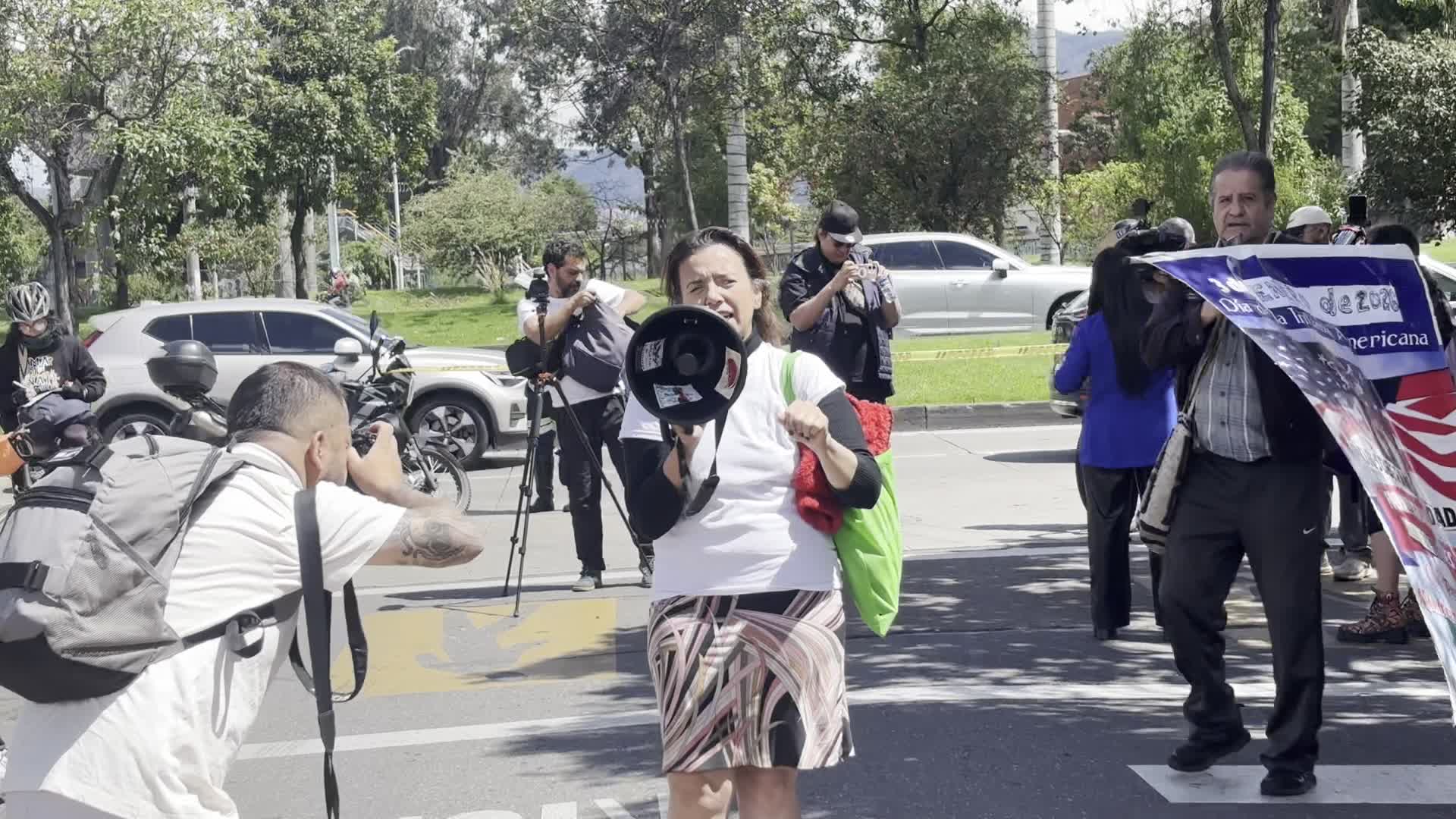 Venezuela Crisis Demonstrations in Colombia