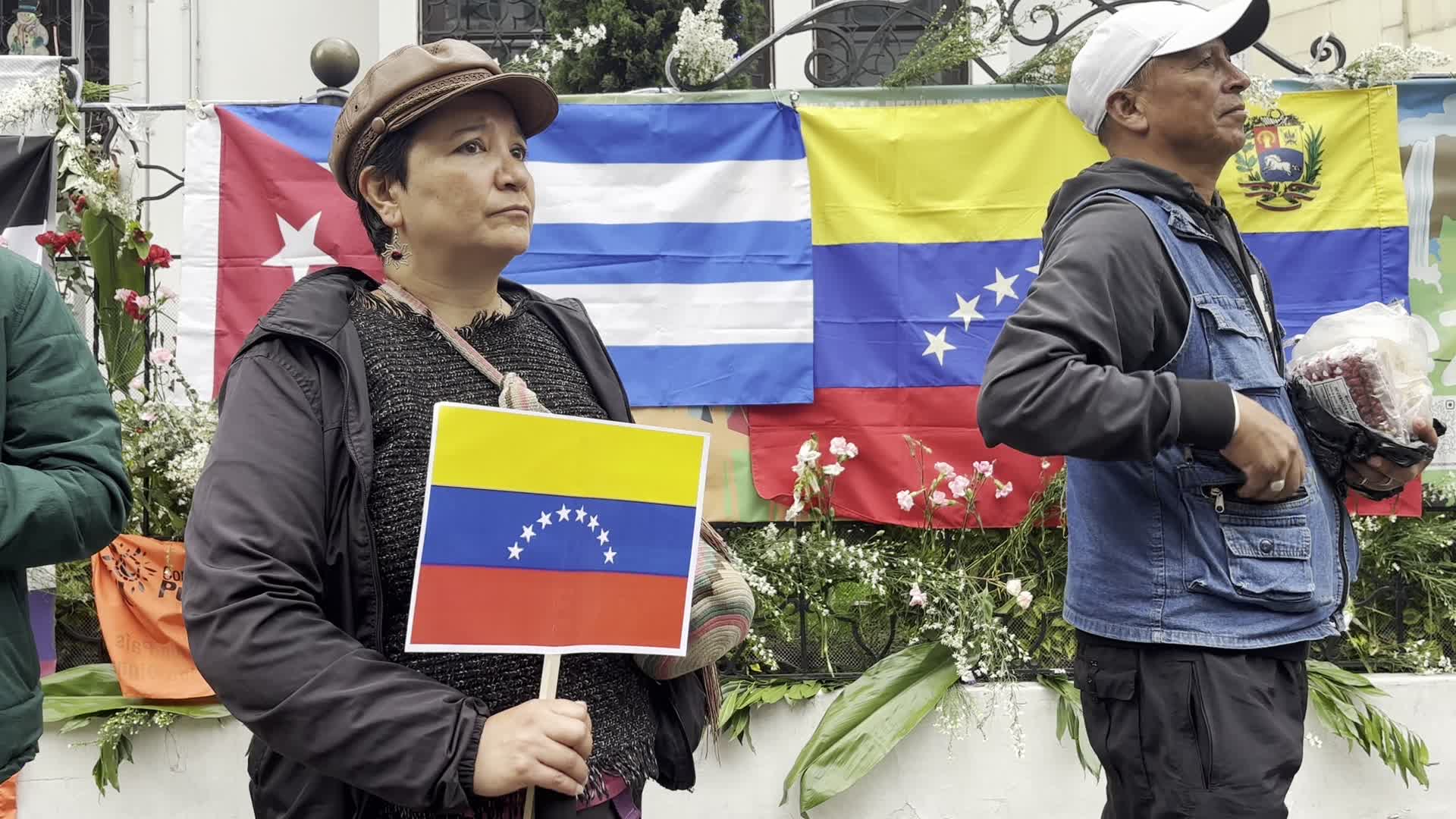 Venezuela Crisis Demonstrations in Colombia