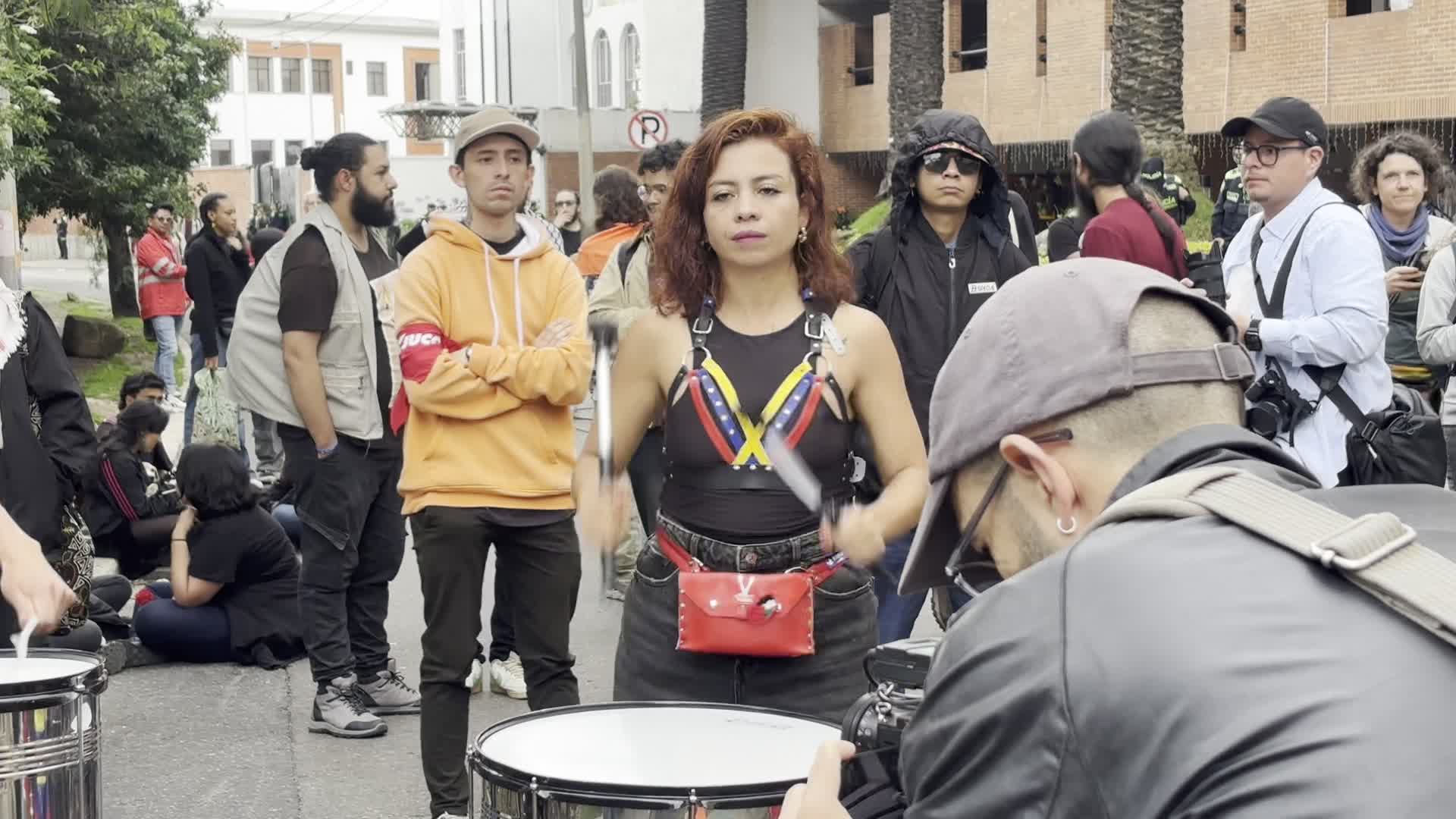 Venezuela Crisis Demonstrations in Colombia