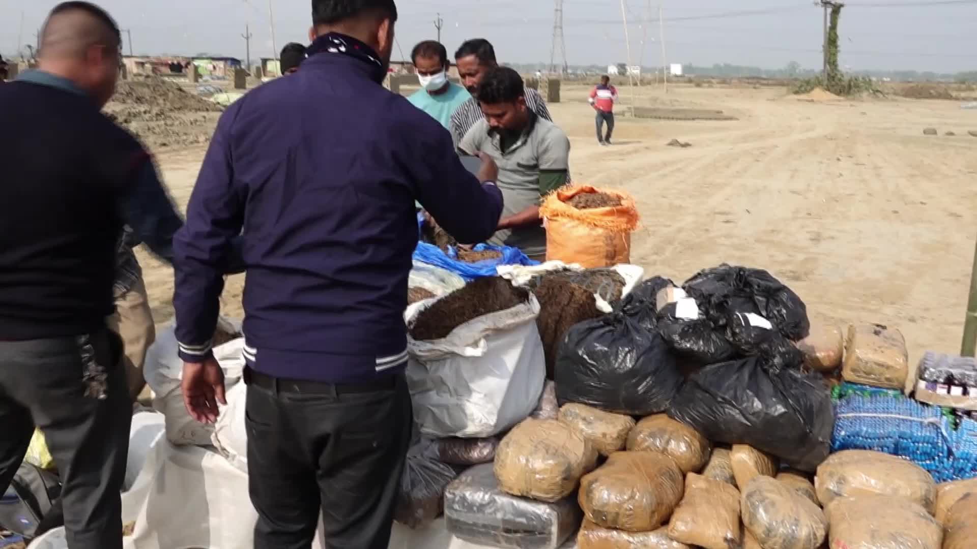 Drug Disposal By Assam Police In India
