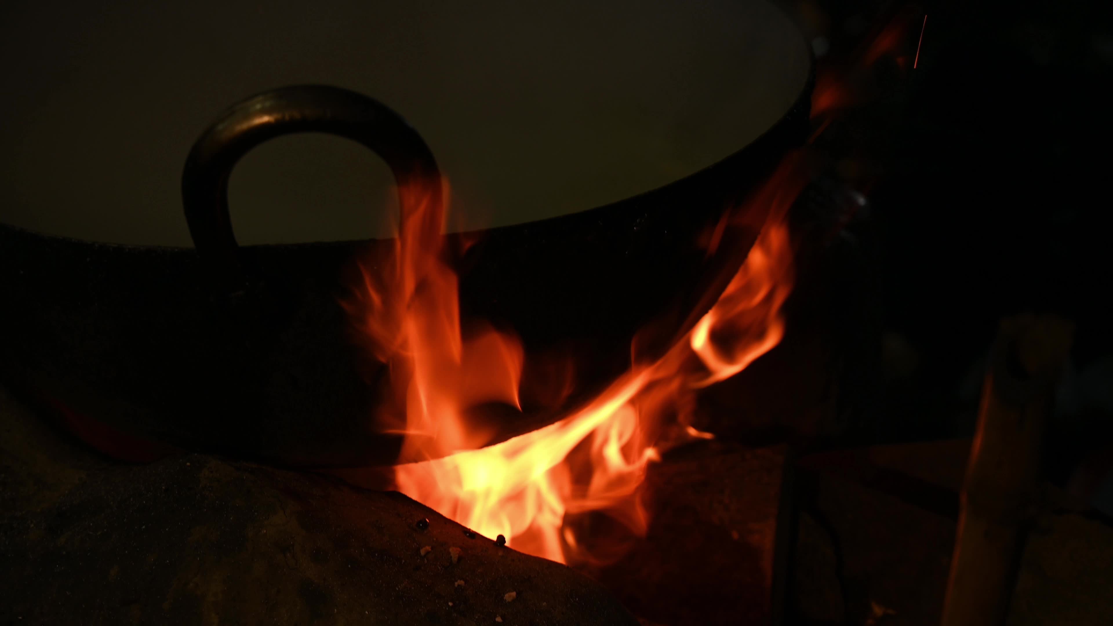 Rosogolla Making at the village fair - Indian sweets (mithai)