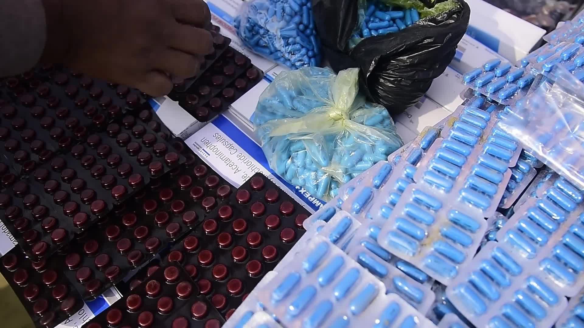 Drug Disposal By Assam Police In India