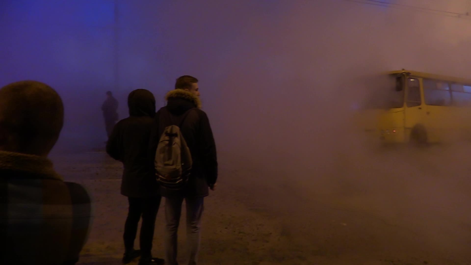 Heating pipe accident in Kyiv