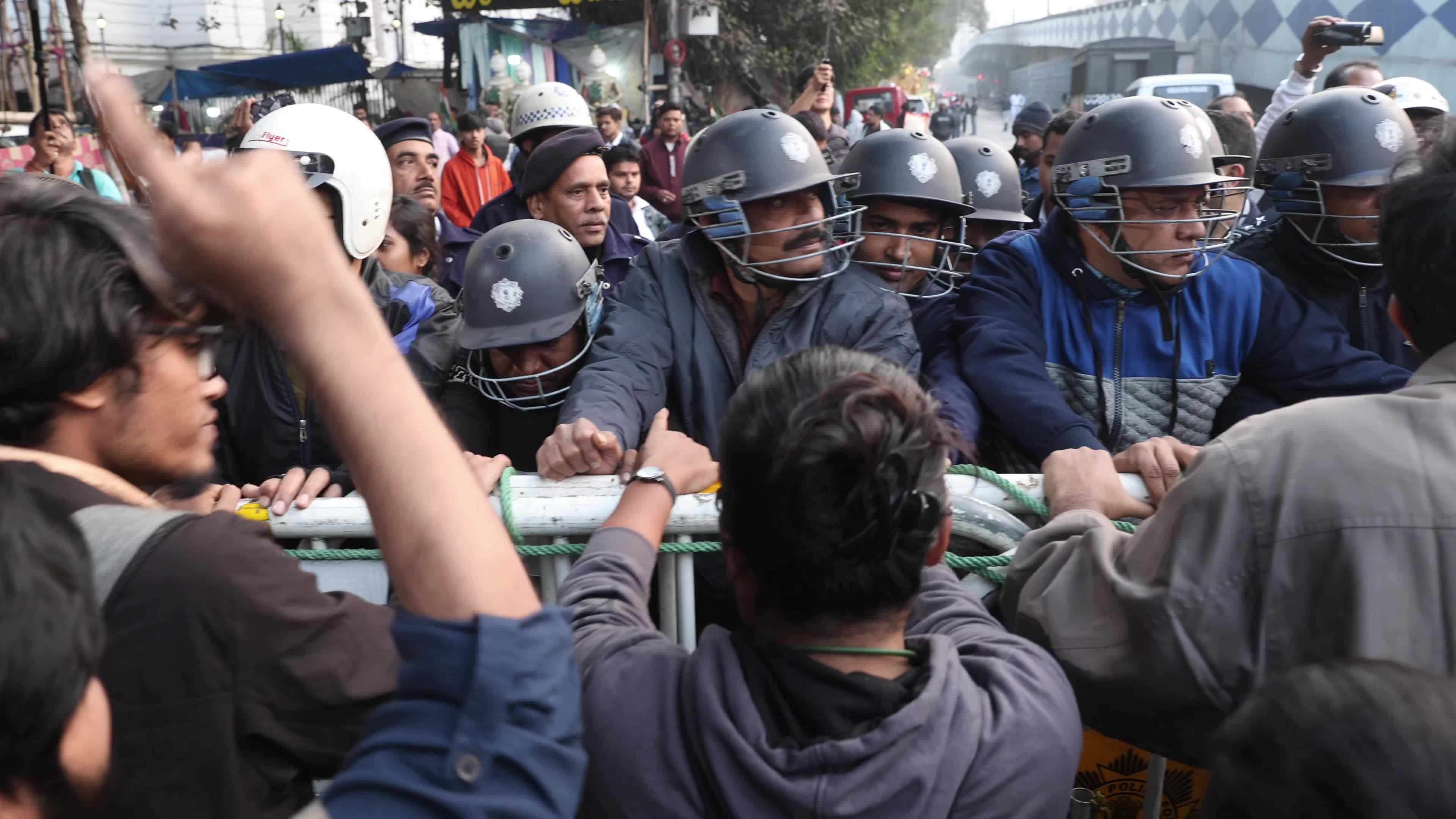 No War On Venezuela Protest In Kolkata, India 