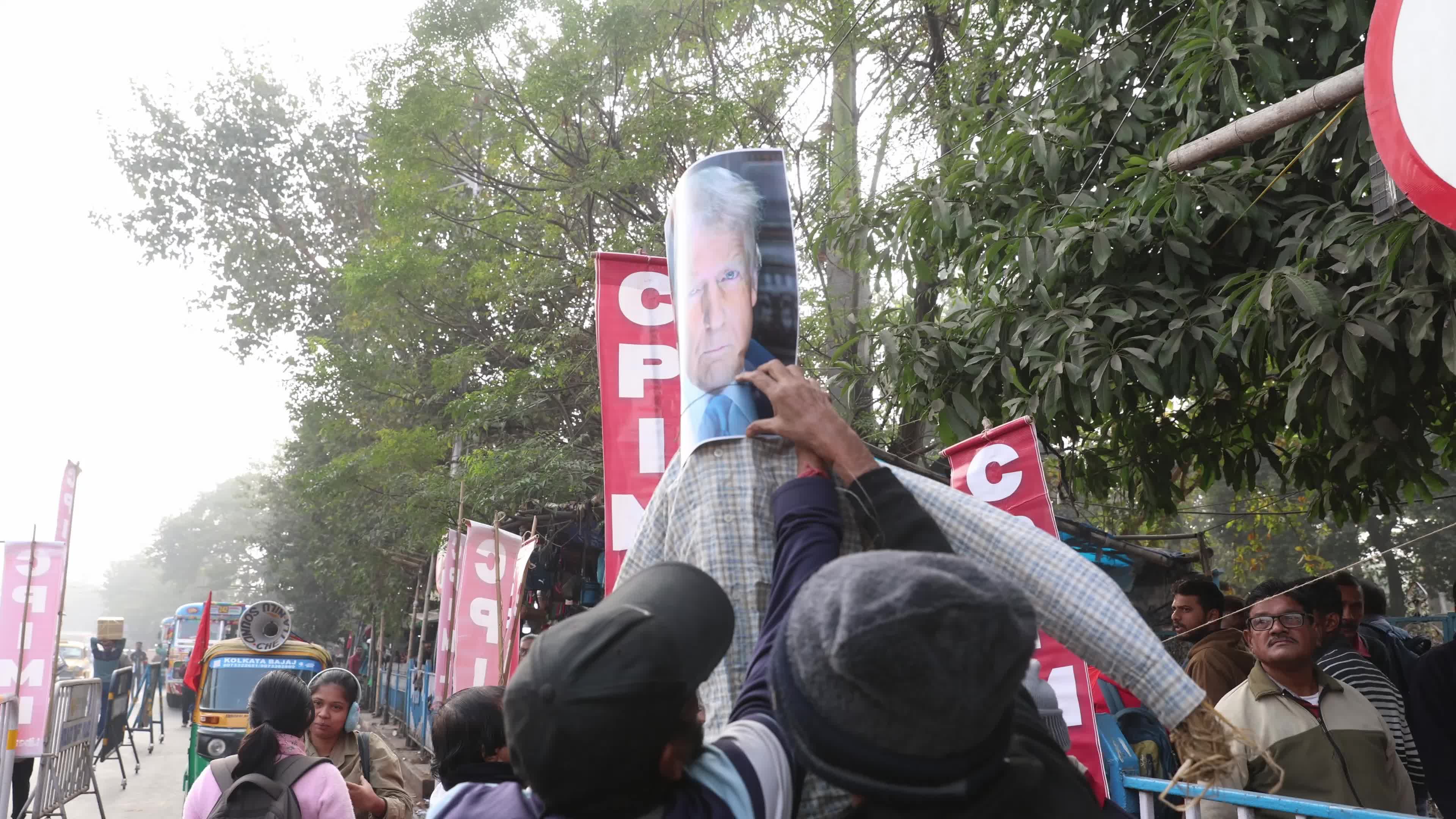 No War On Venezuela Protest In Kolkata, India 