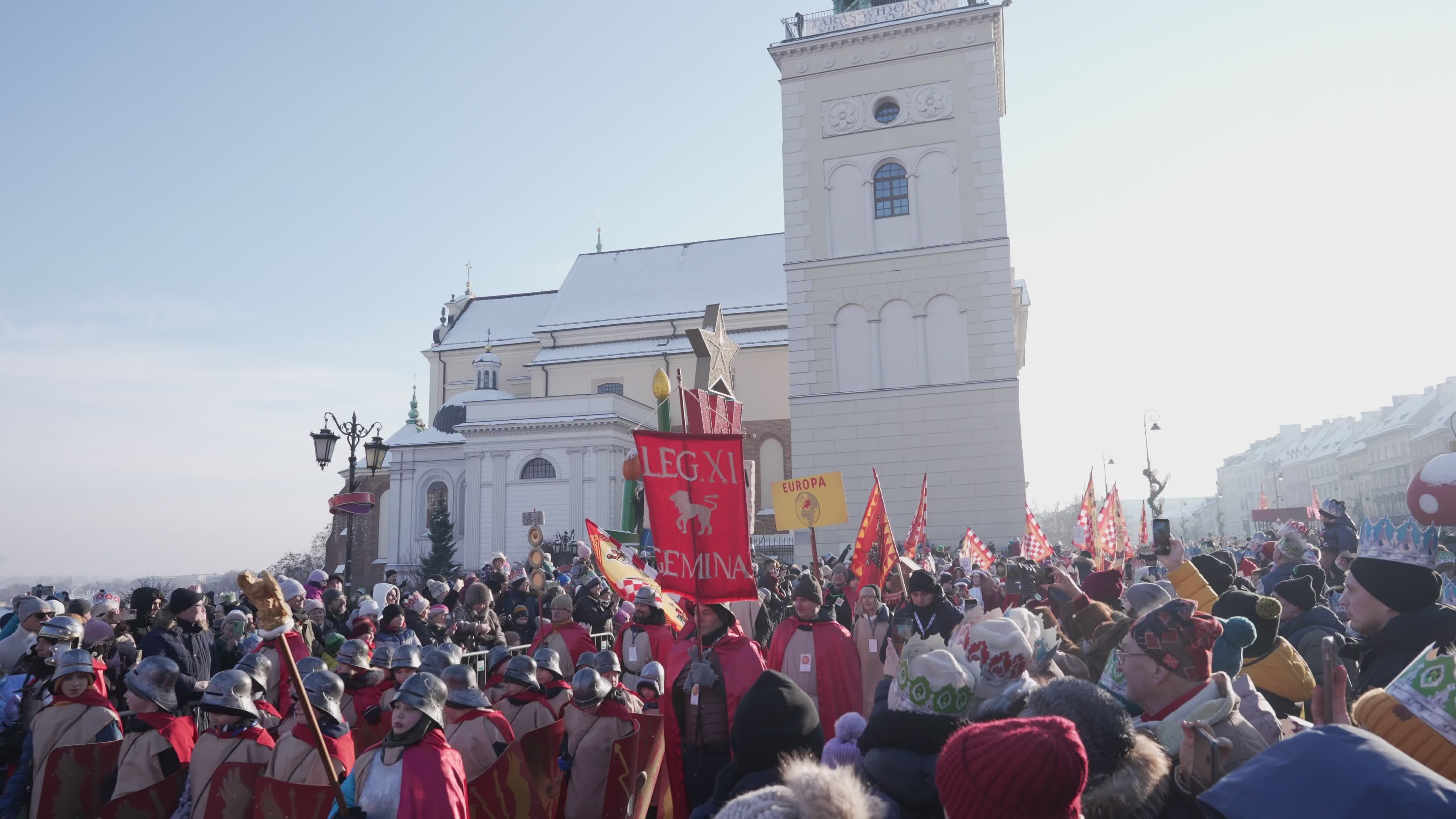 Three Kings Procession in Warsaw
