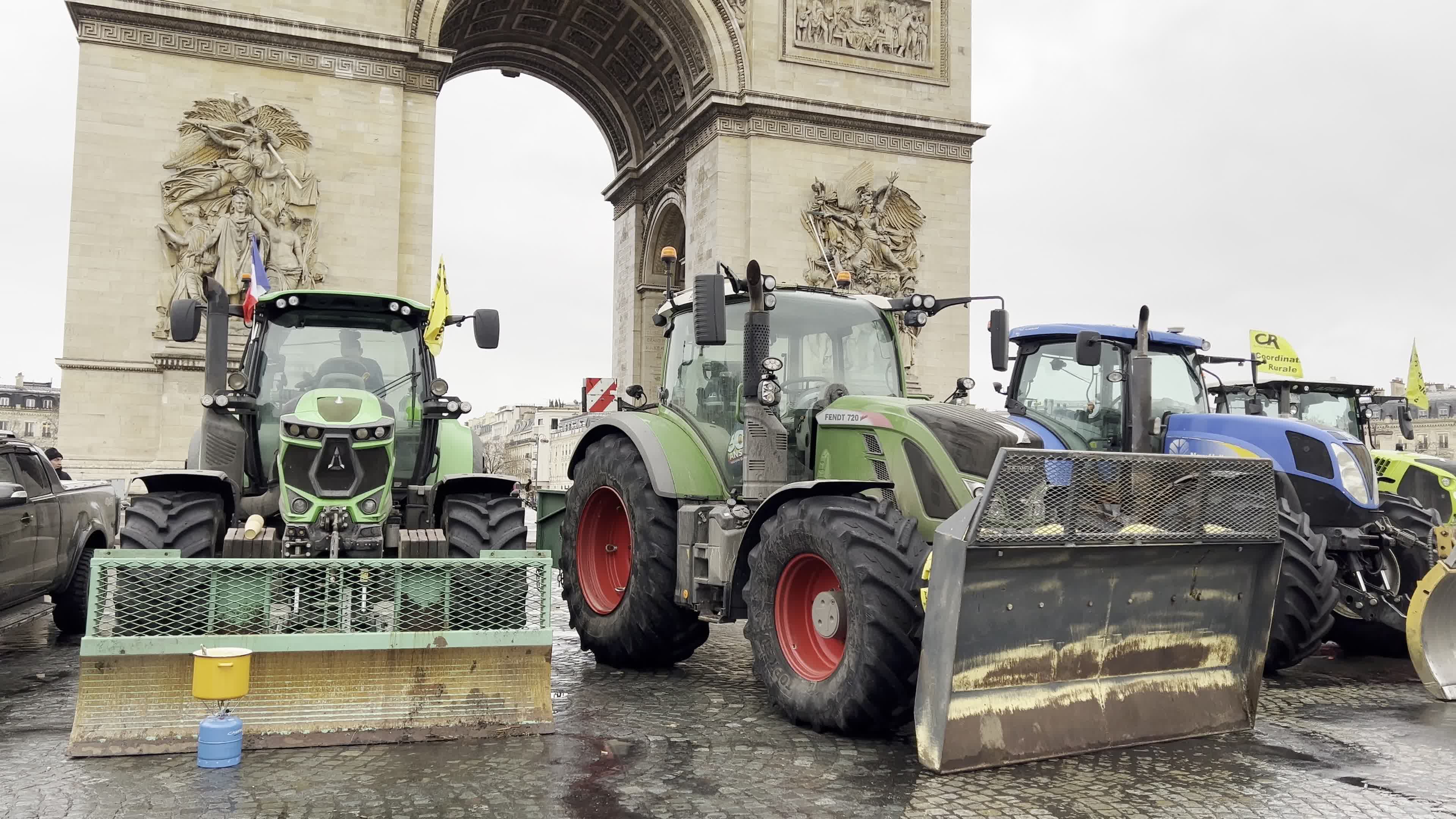 Demonstration of French farmers in Paris