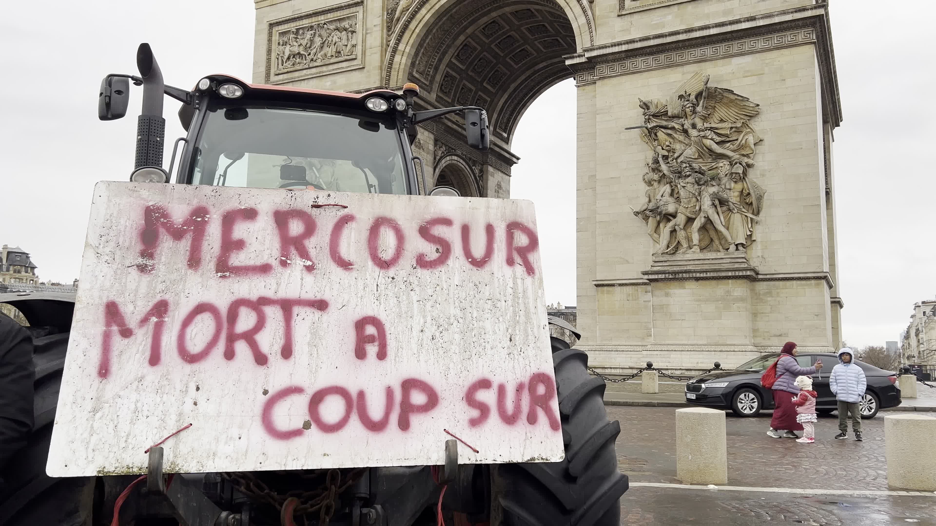Demonstration of French farmers in Paris