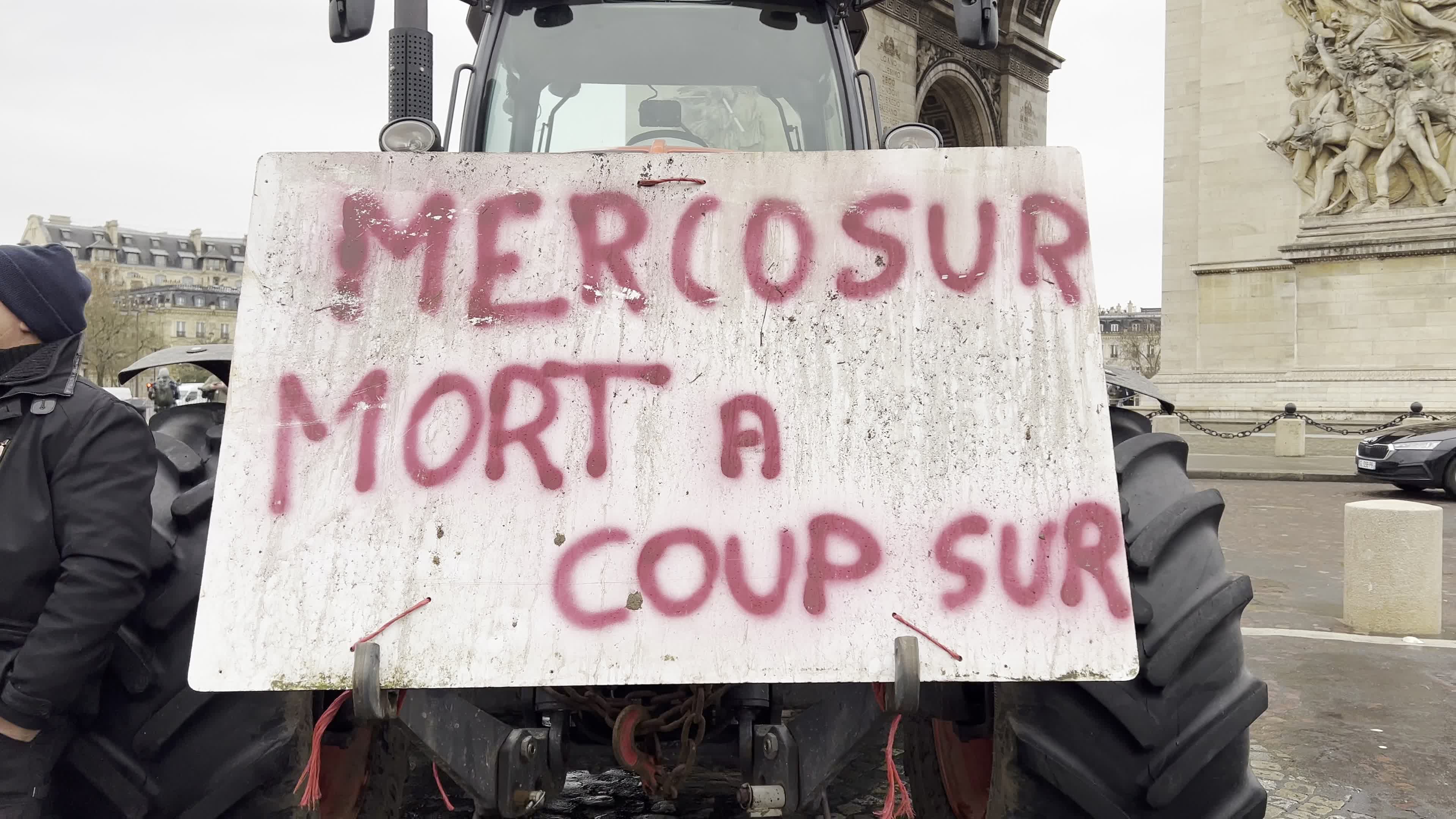 Demonstration of French farmers in Paris