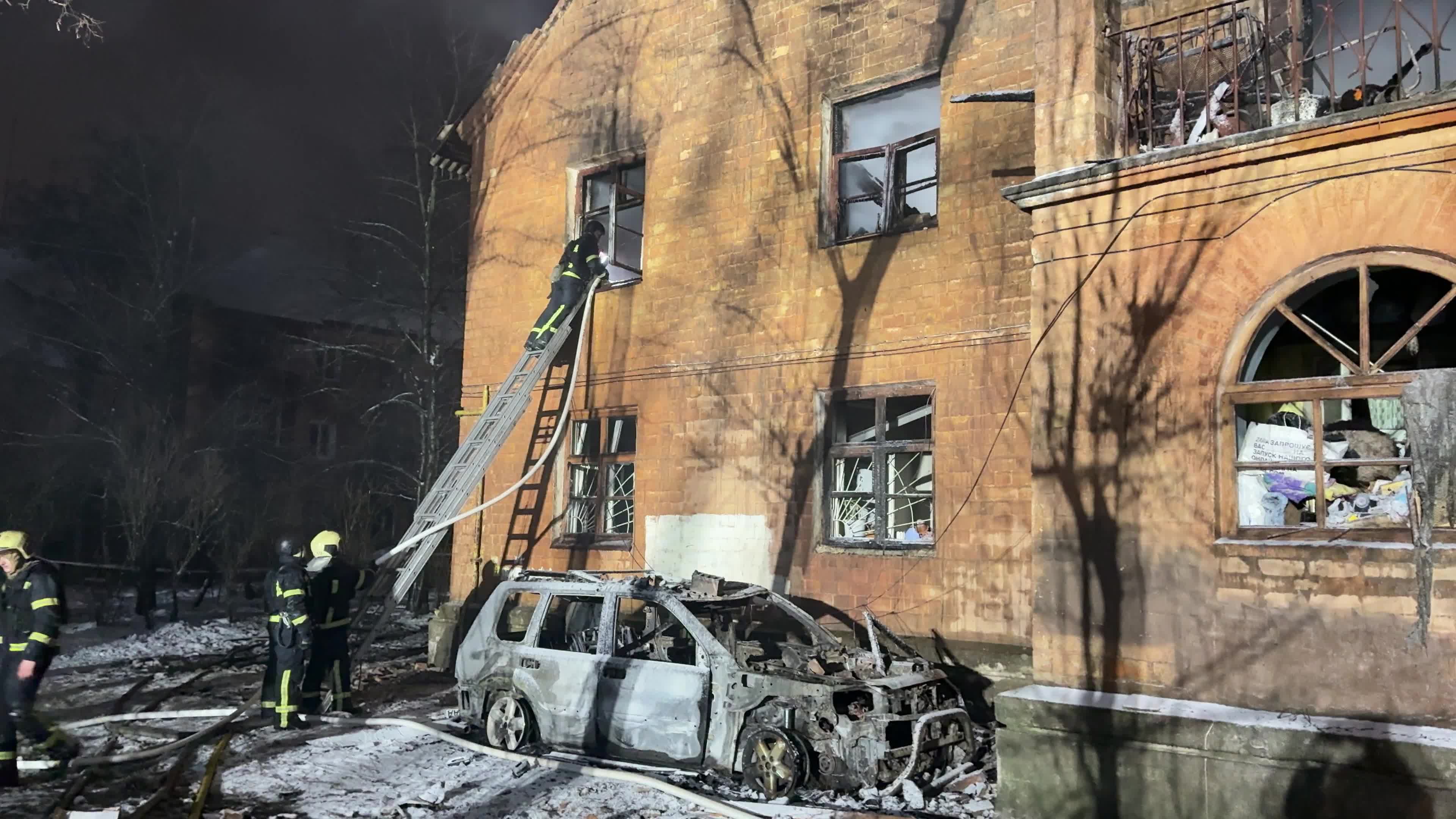 Massive Russian overnight attack on civilian infrastructure in Kyiv