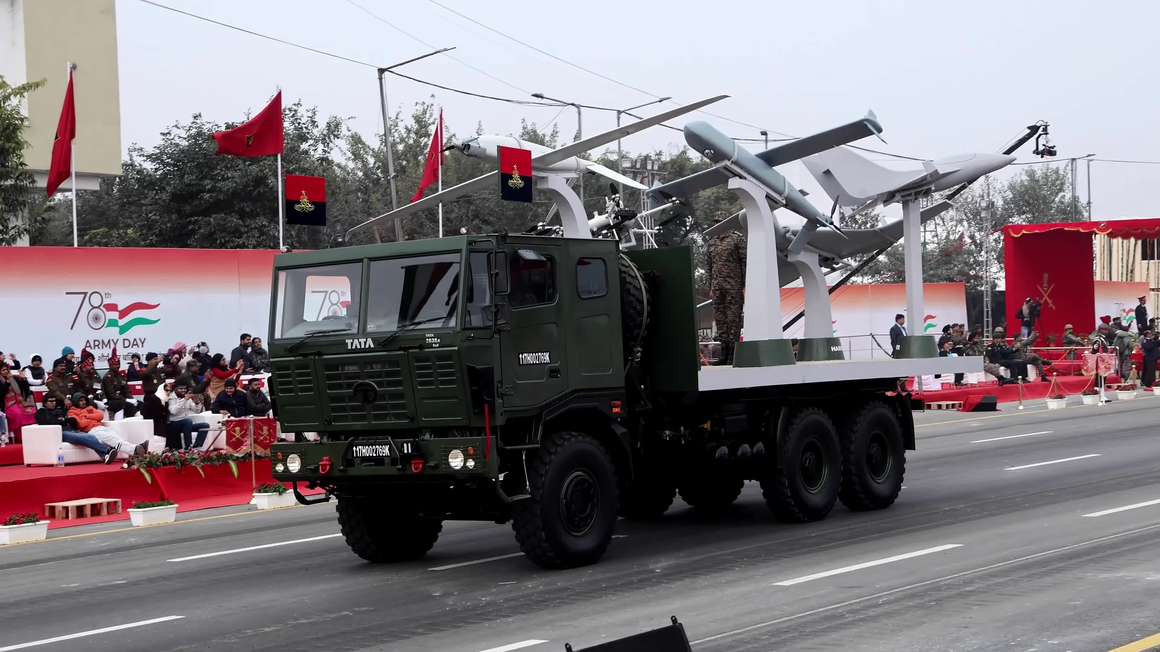 78th Army Day Parade Rehearsal in Jaipur 