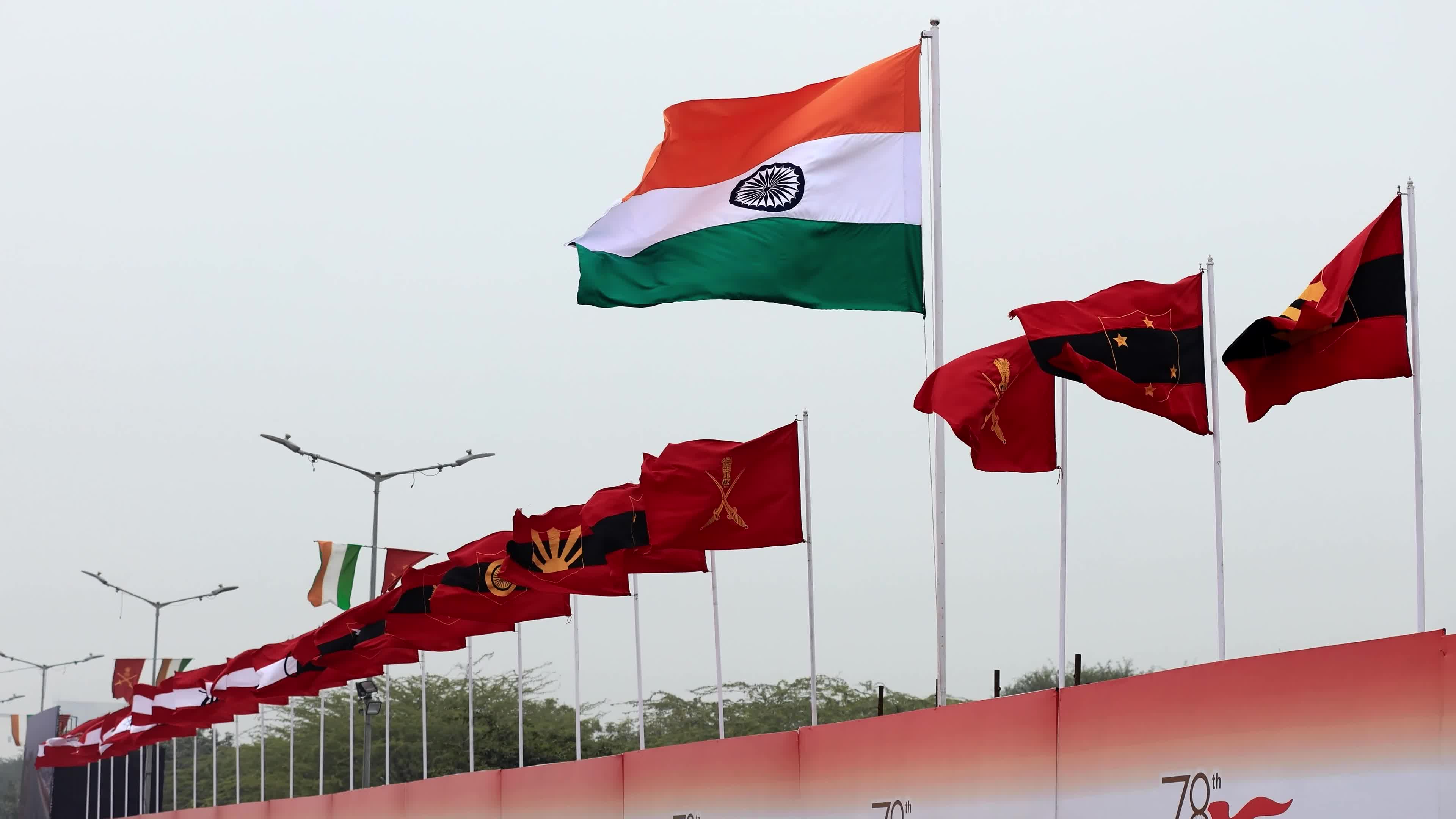 78th Army Day Parade Rehearsal in Jaipur 