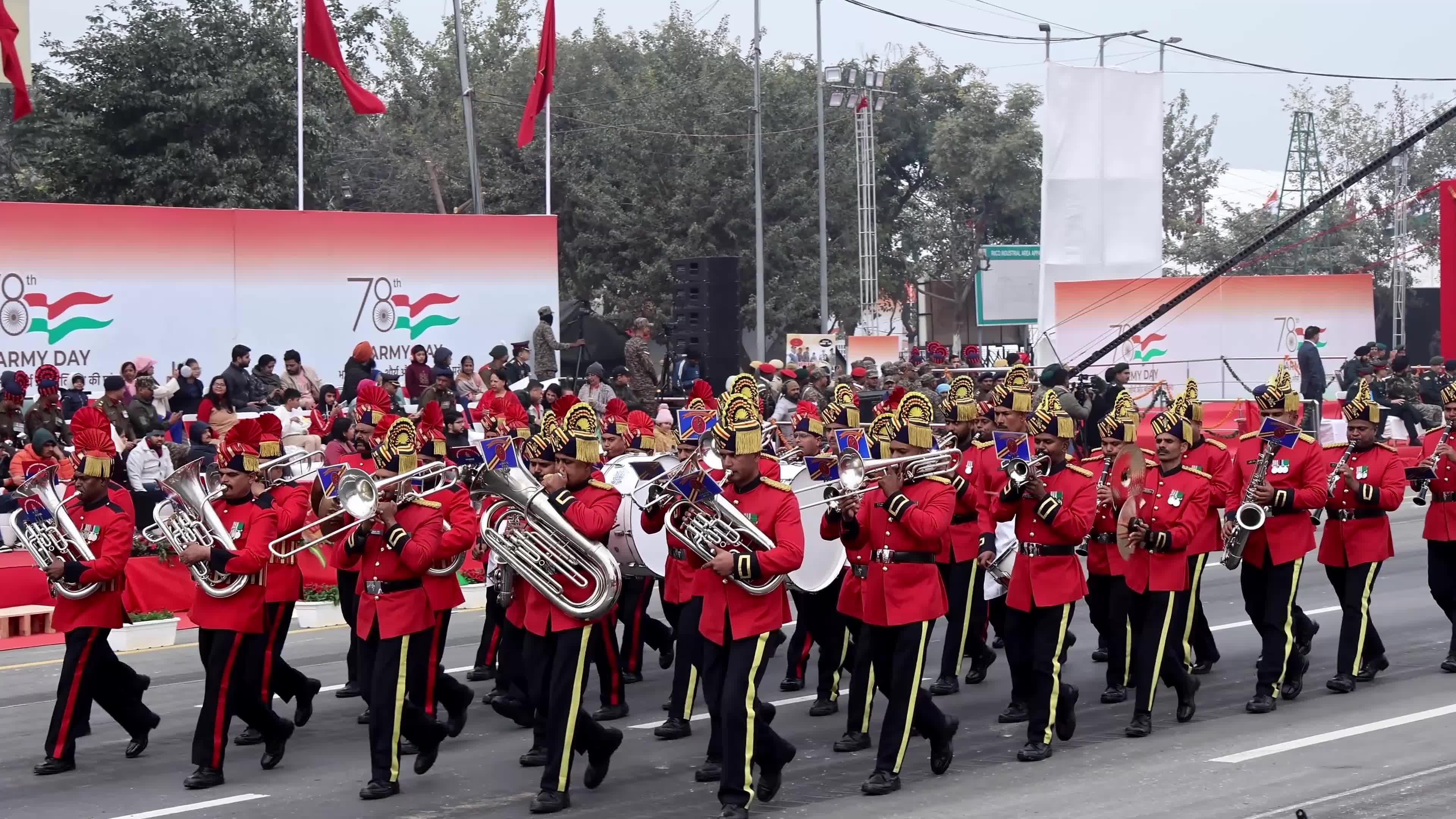 78th Army Day Parade Rehearsal in Jaipur 