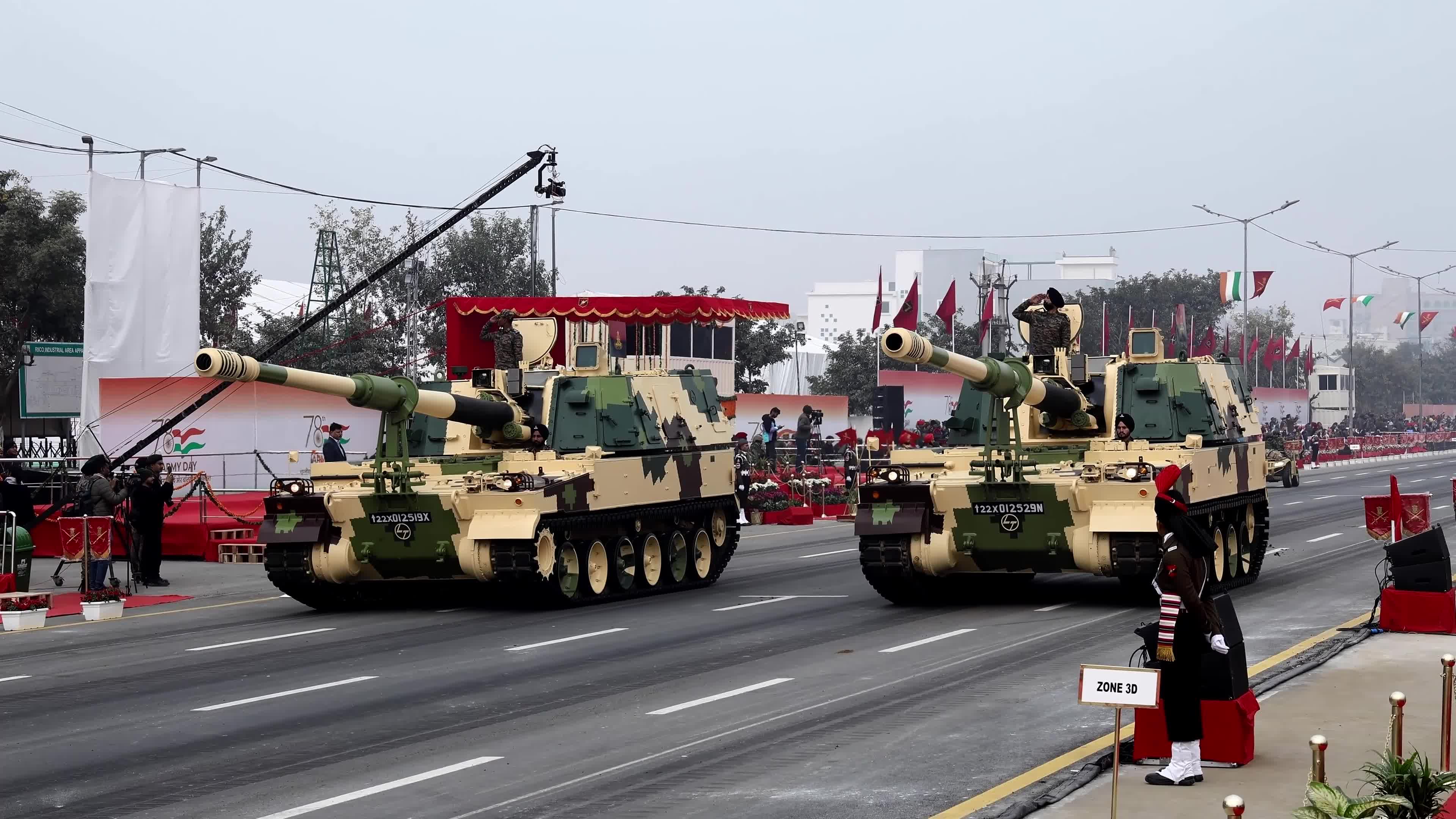78th Army Day Parade Rehearsal in Jaipur 
