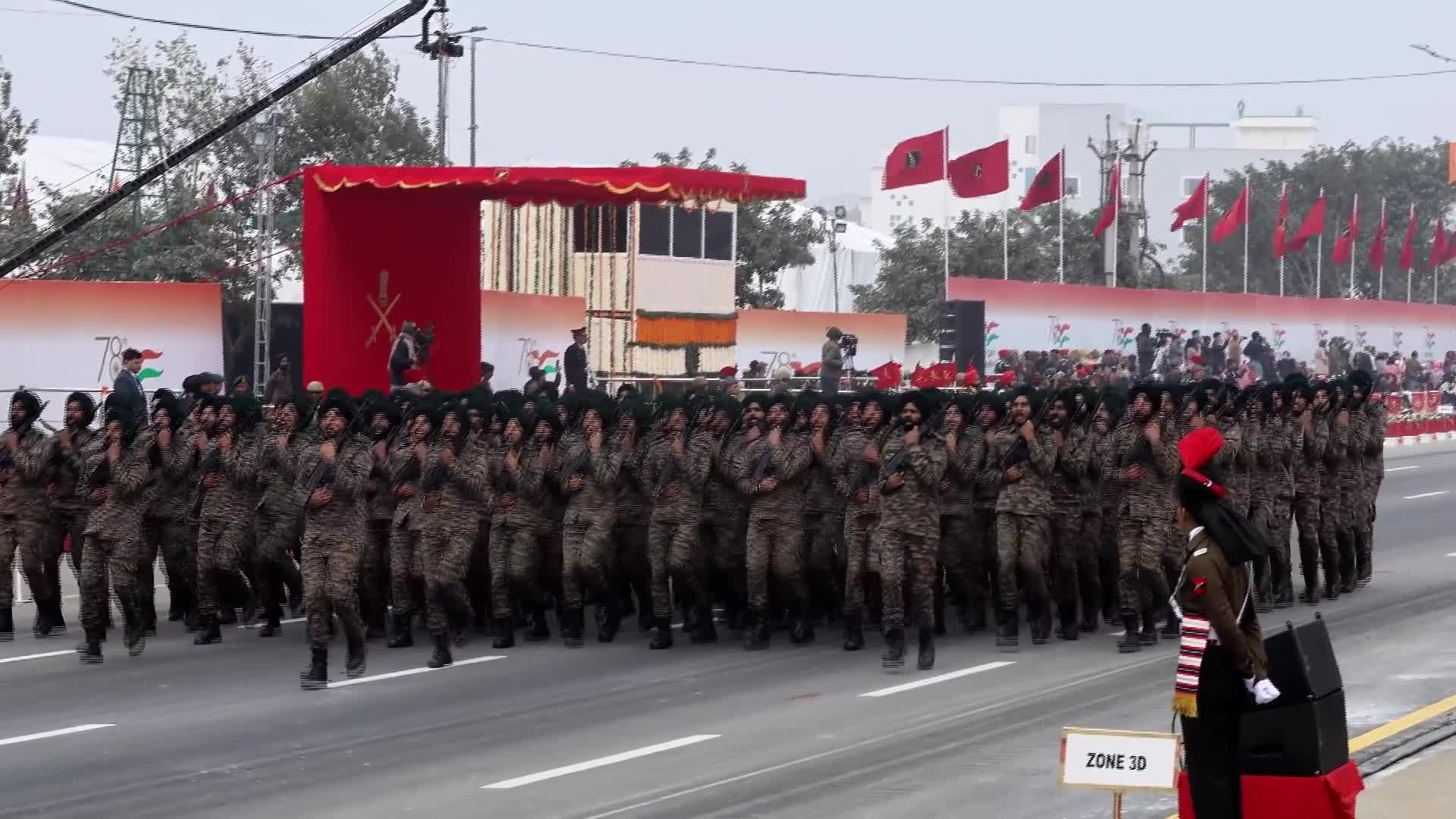78th Army Day Parade Rehearsal in Jaipur  - 01/09/2026
