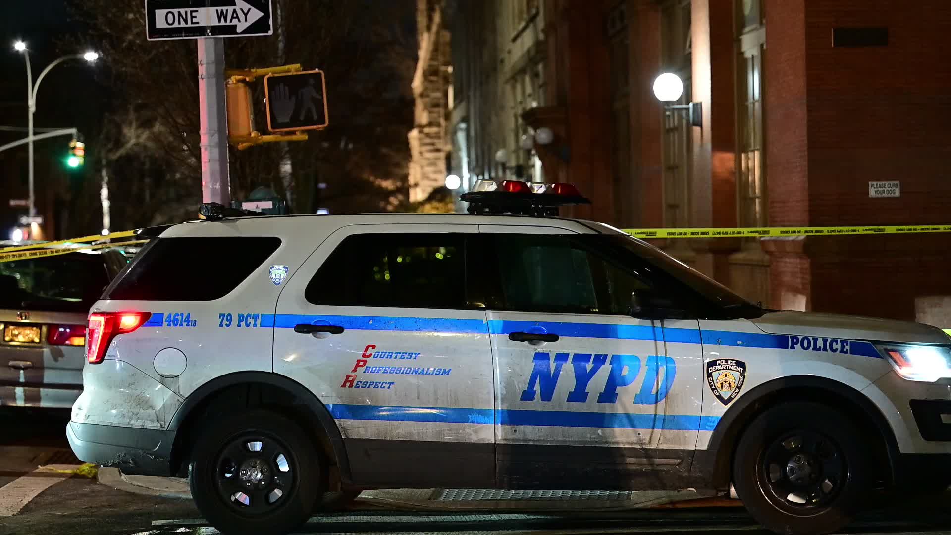 NYPD Works Scene Where 85-year-old Julia Boomer Fatally Stabbed Repeatedly Inside Of 638 Throop Avenue