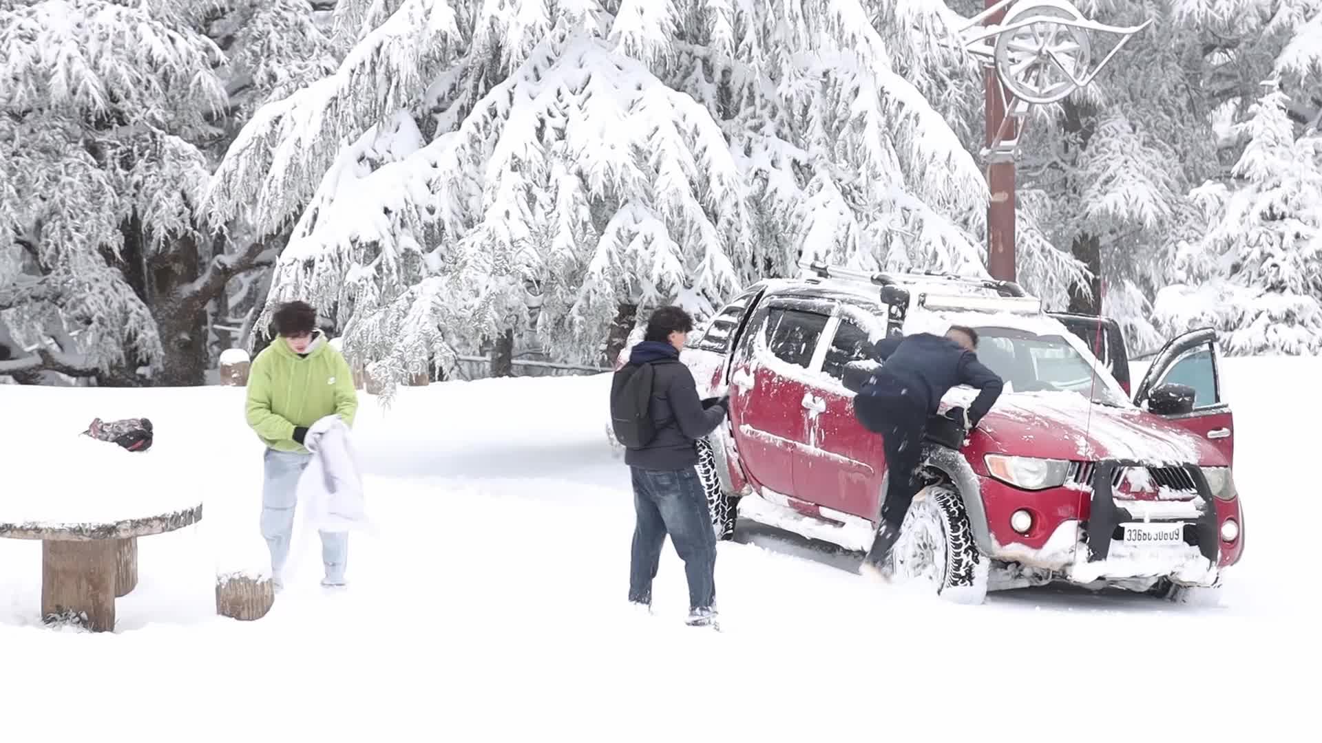 Snowfall in Blida, Algeria