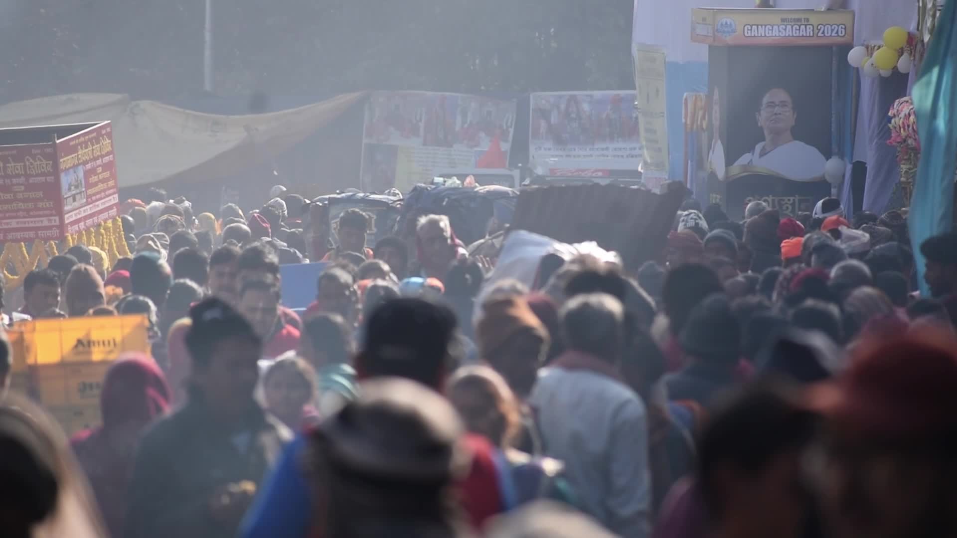 Gangasagar Mela in West Bengal, India