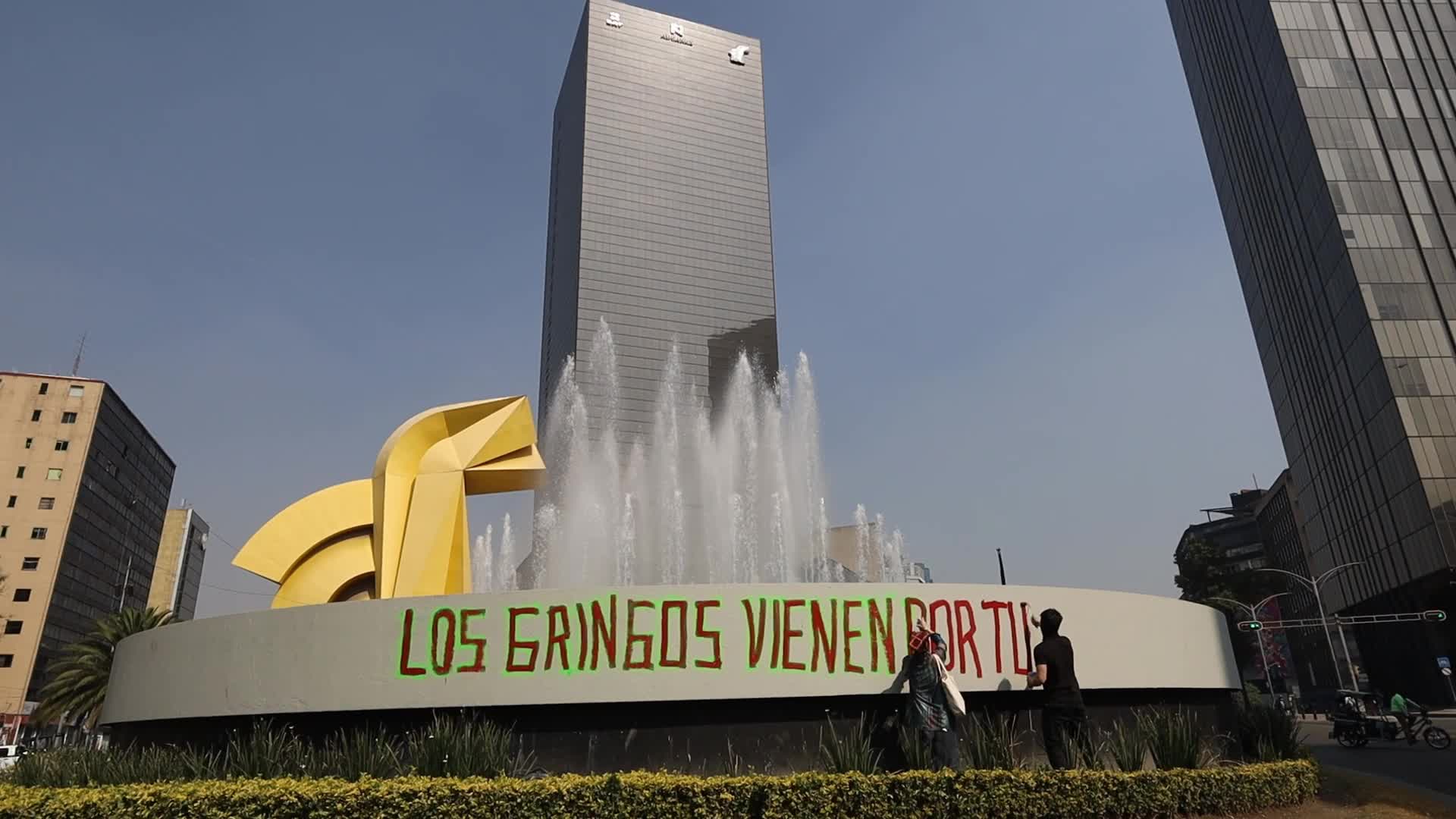 Demonstration in support of Venezuela after the capture of Nicolas Maduro.