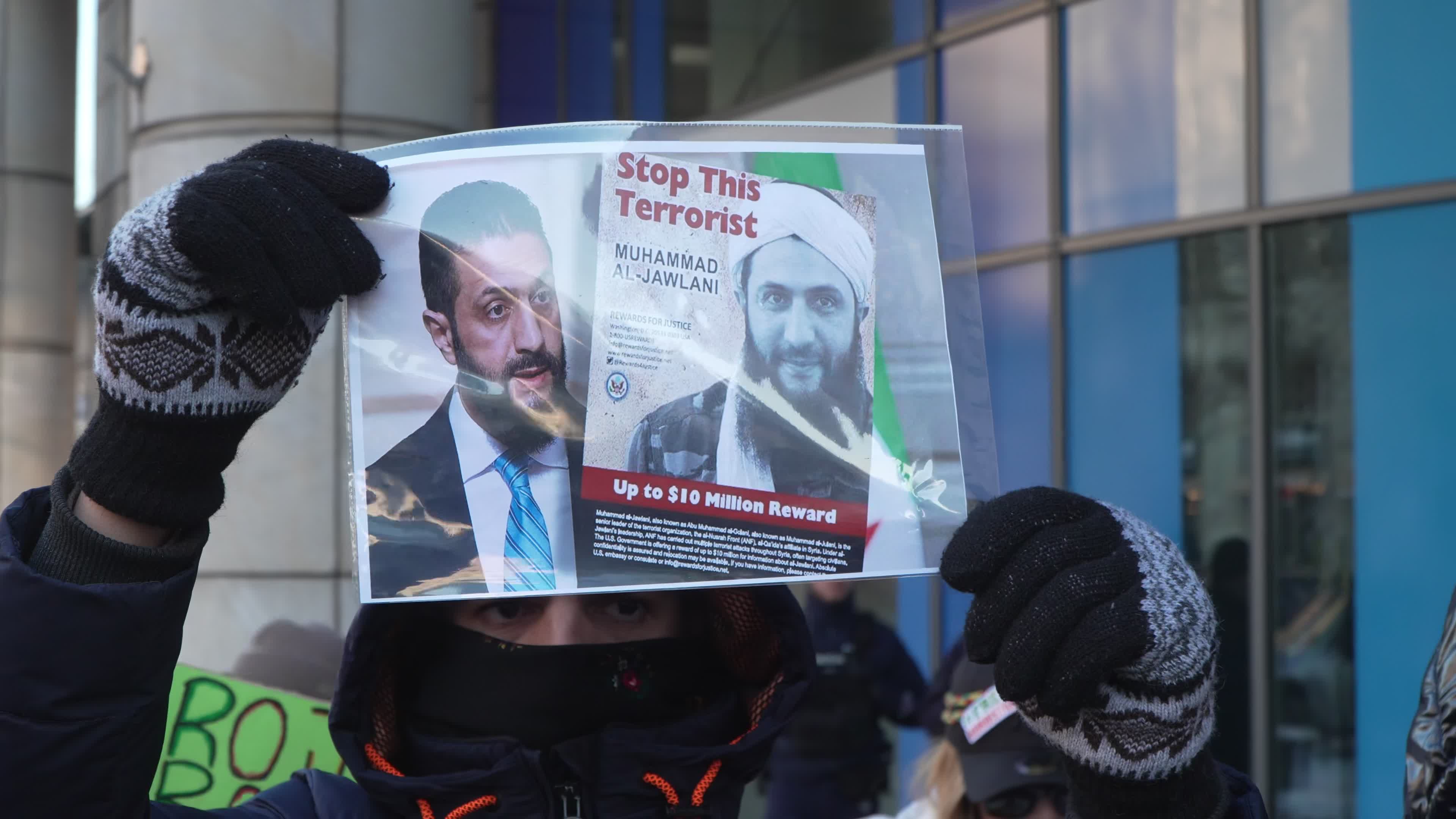 Kurds Rally in Warsaw Over Syrian Military Seizure of Territory