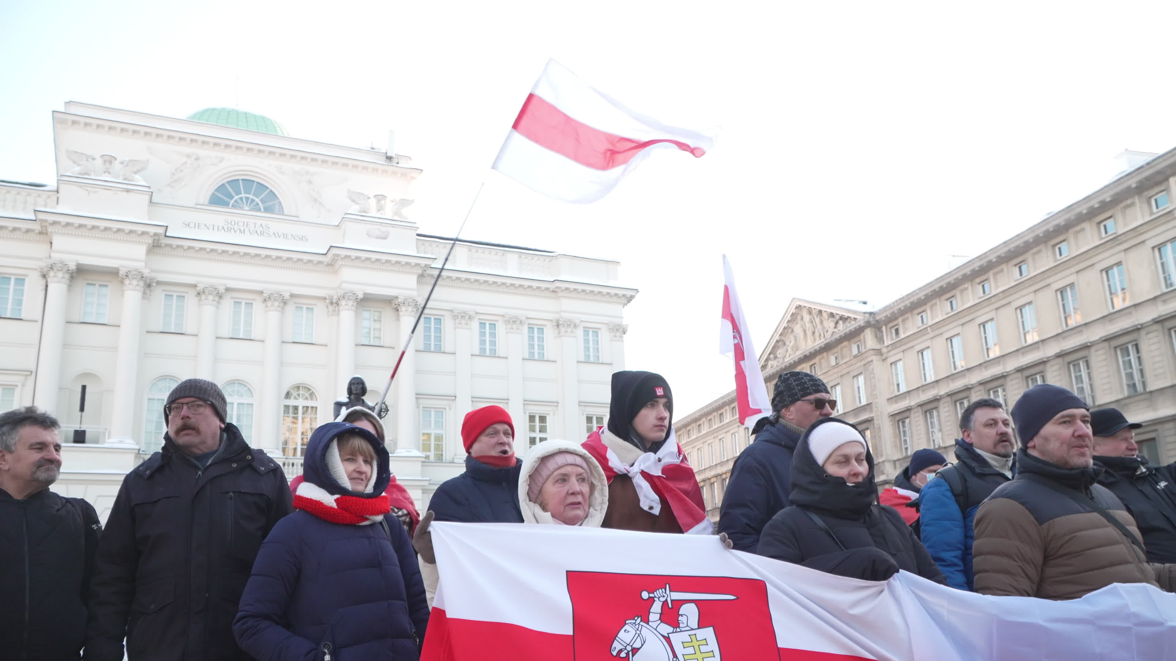 Belarus Opposition Rally in Warsaw