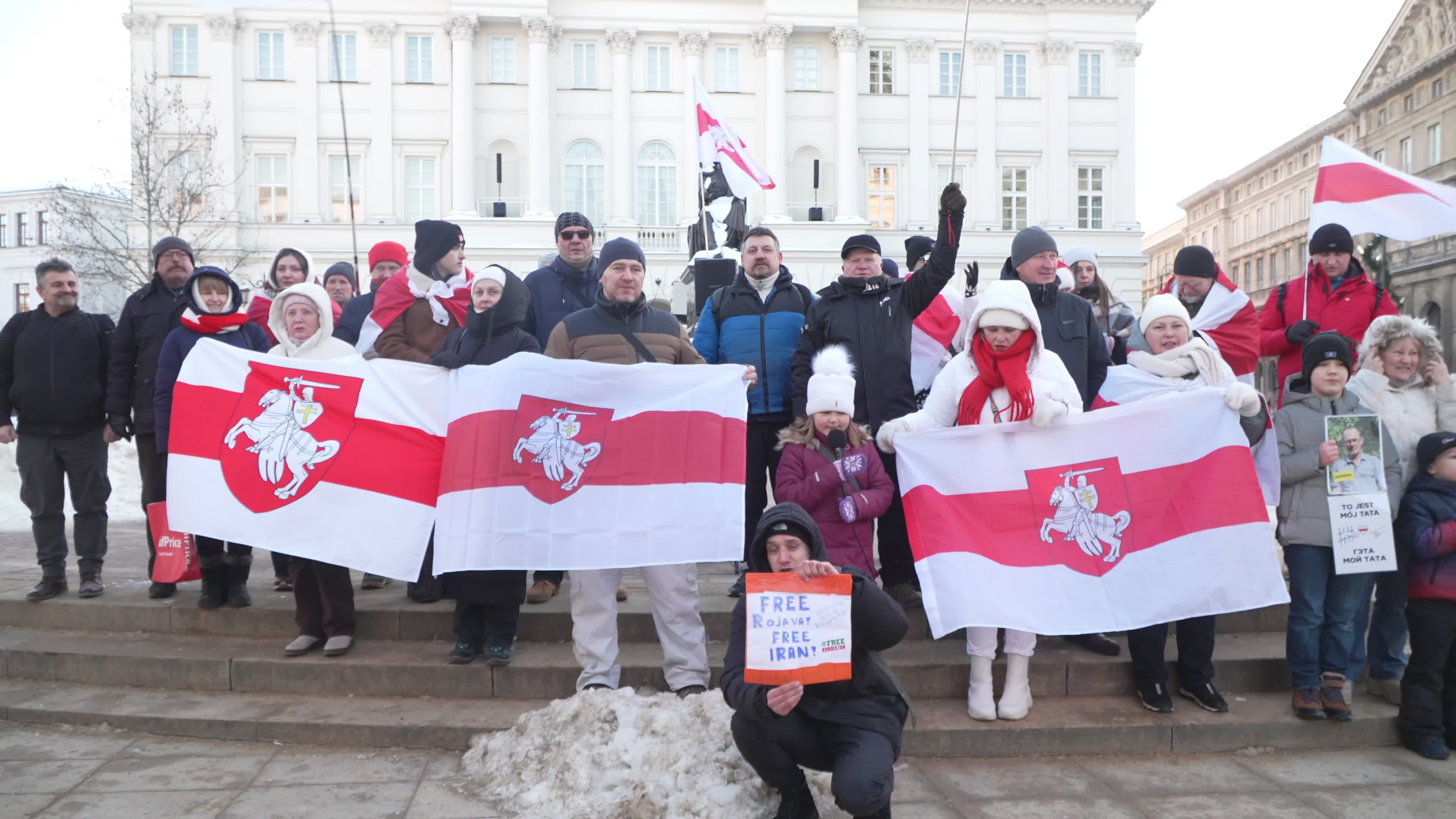 Belarus Opposition Rally in Warsaw