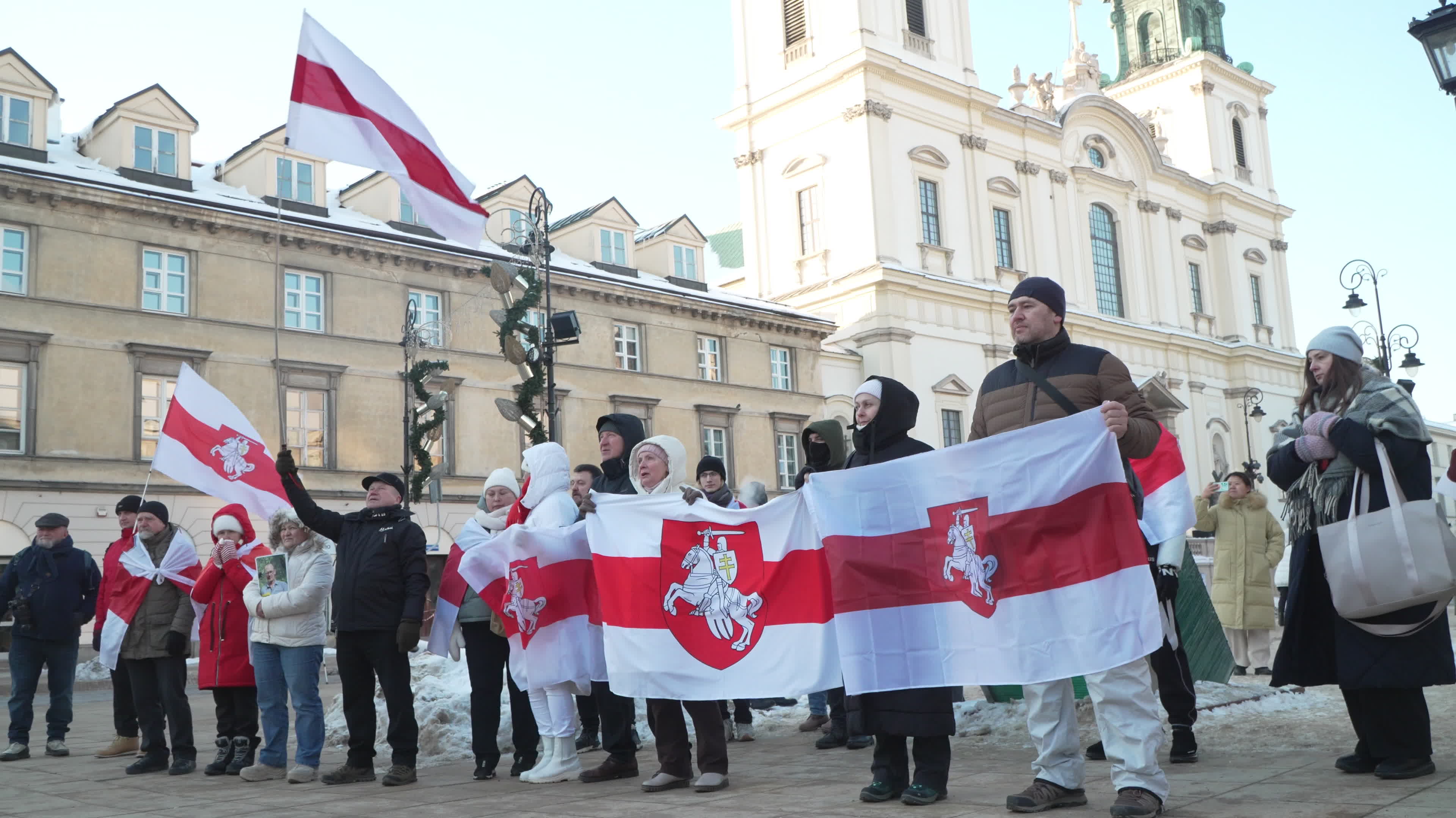 Belarus Opposition Rally in Warsaw