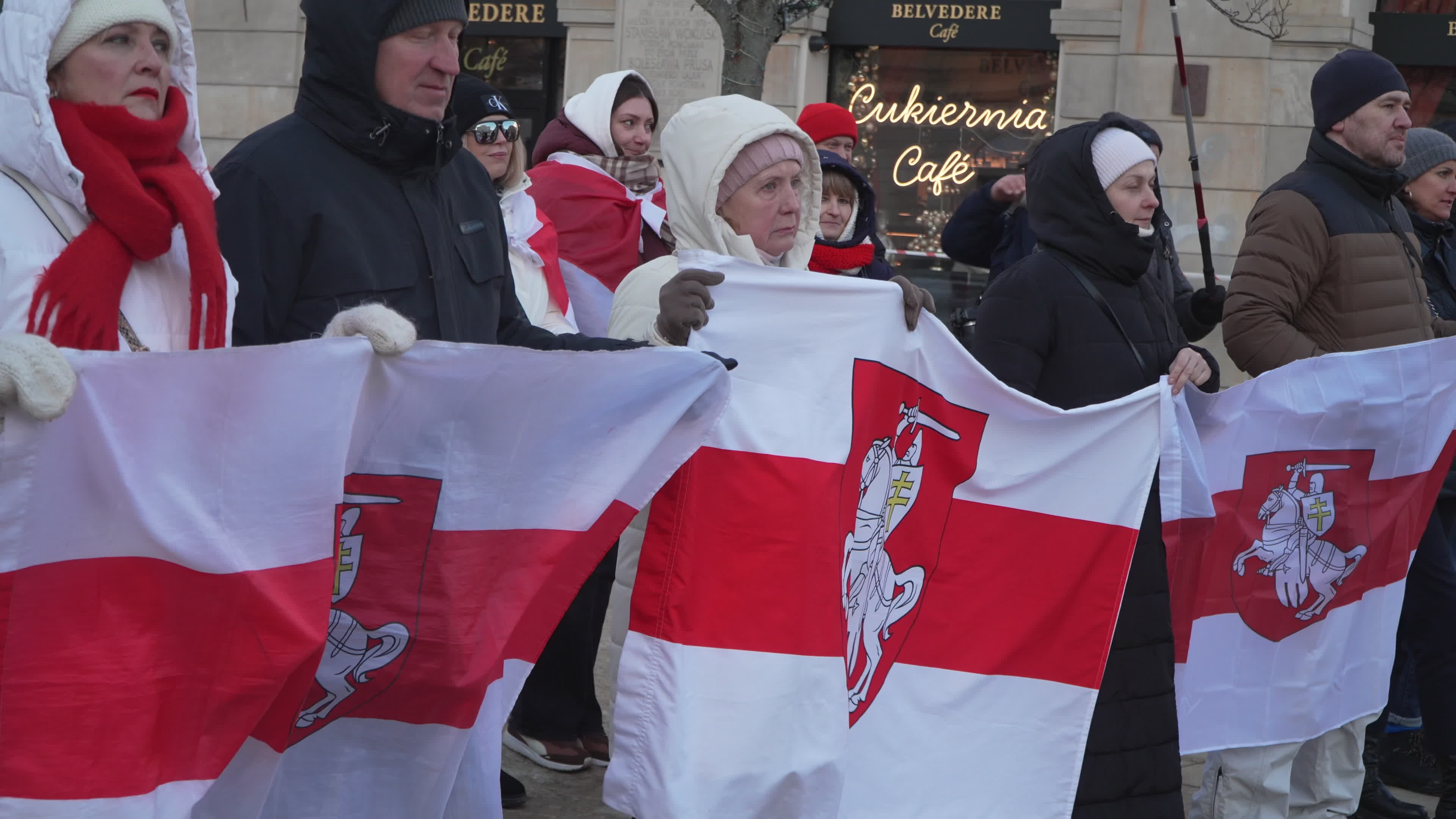 Belarus Opposition Rally in Warsaw