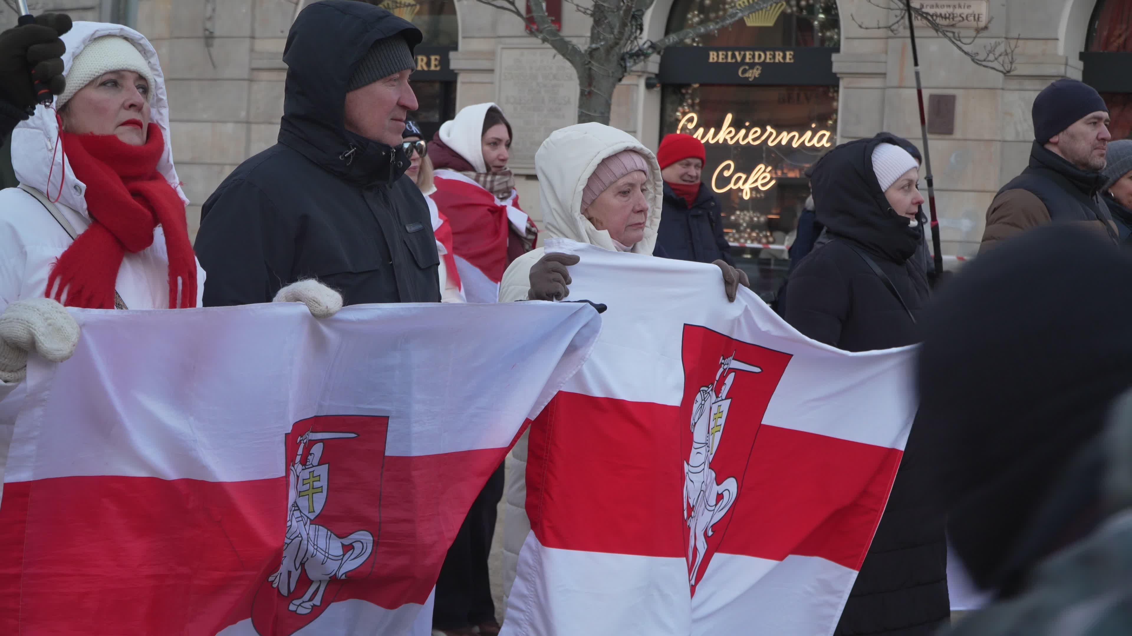Belarus Opposition Rally in Warsaw