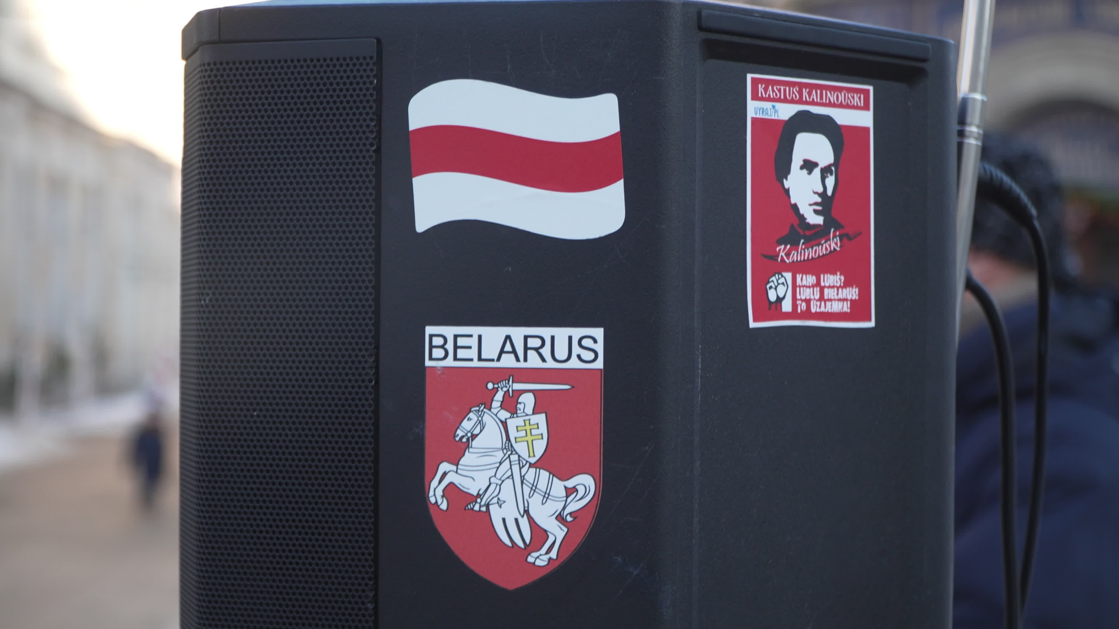 Belarus Opposition Rally in Warsaw