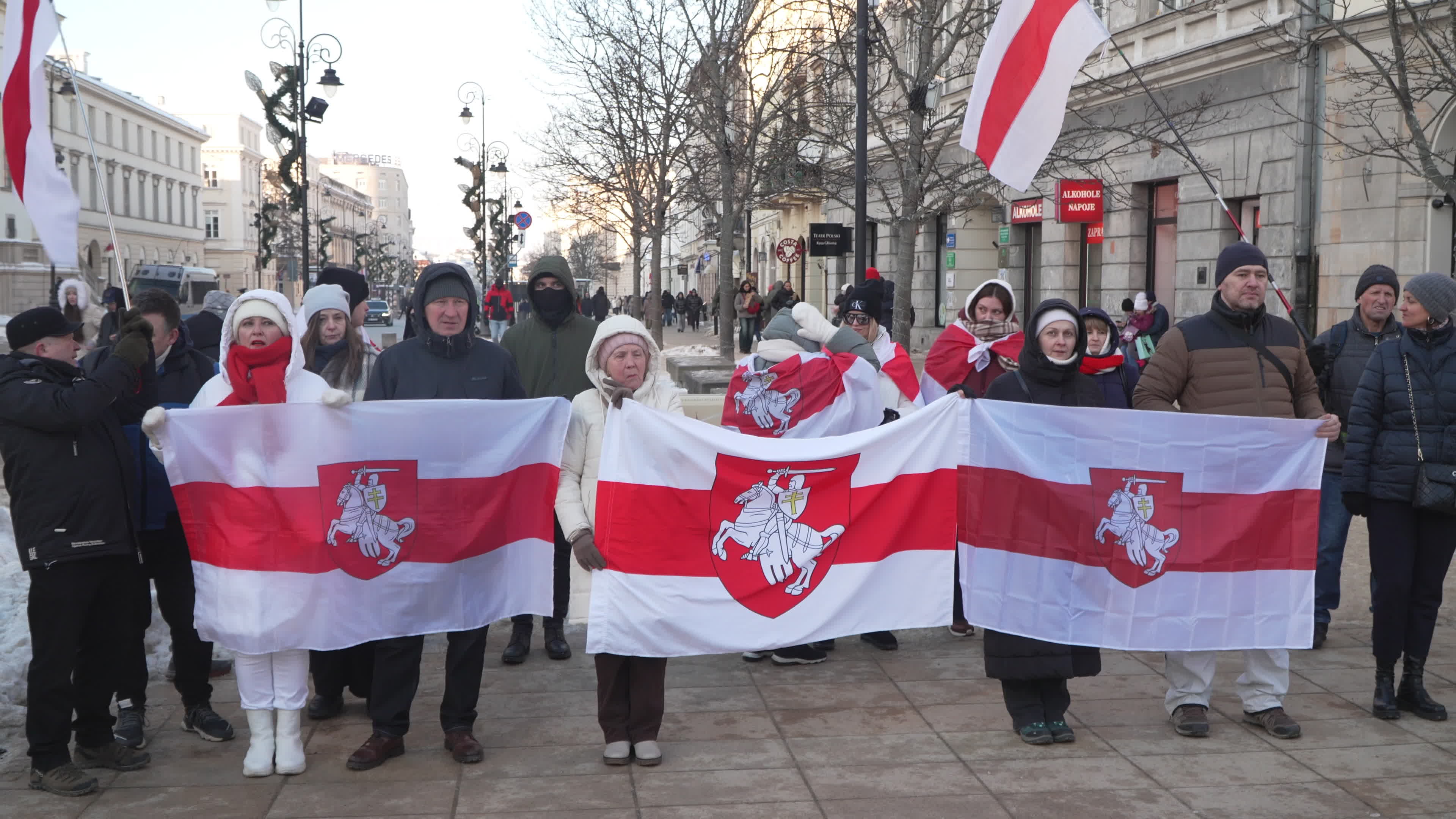 Belarus Opposition Rally in Warsaw