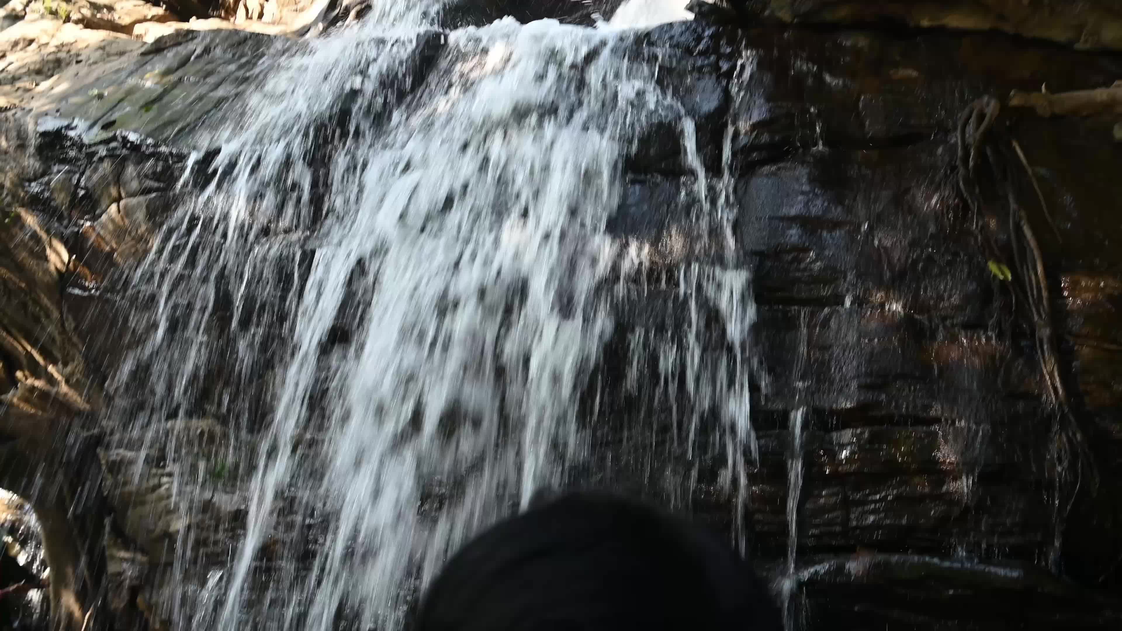 Bamni Falls - Purulia - Tourists visiting Indian waterfalls - Risk 