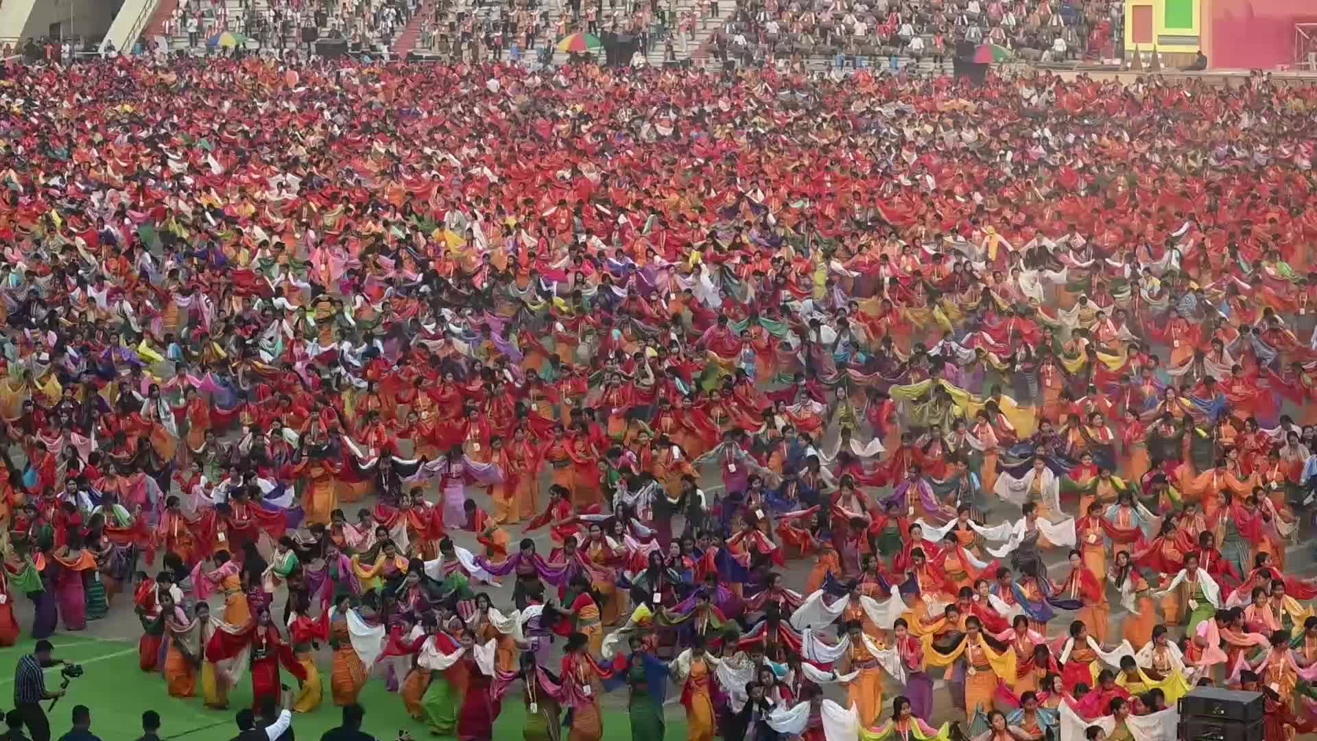 10,000 artistes prepare for Bagurumba world record in India