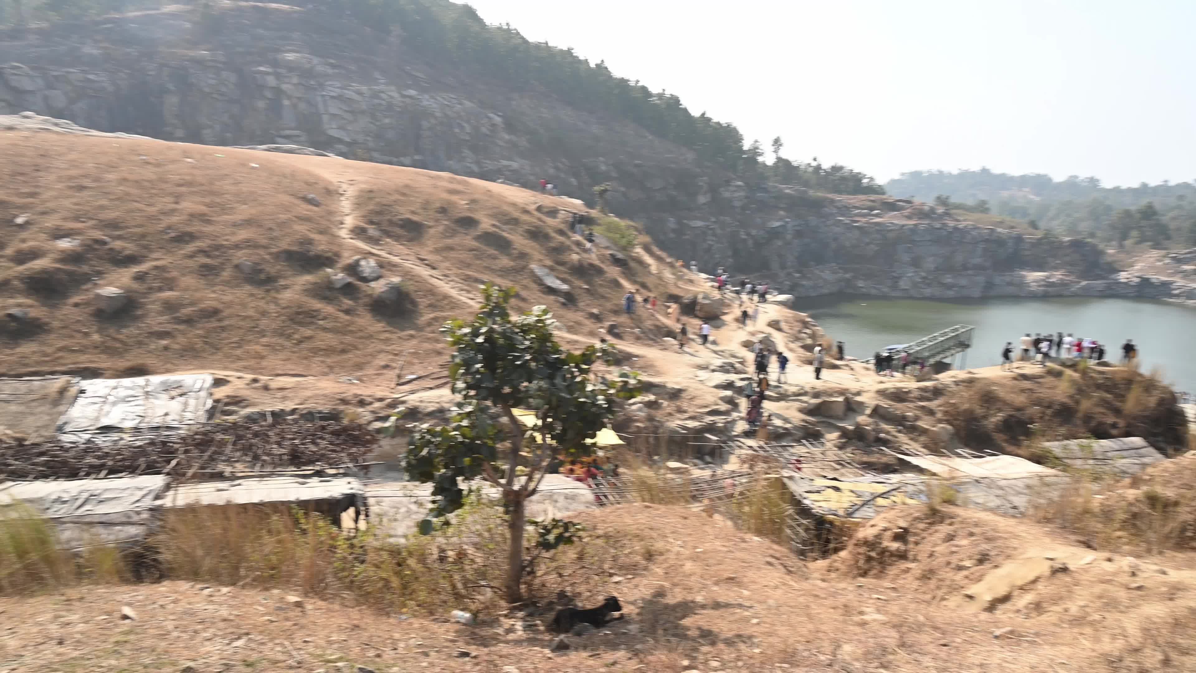 Marble Lake - Solidified Magma - Cooled dykes - Popular Tourist Spot in India 