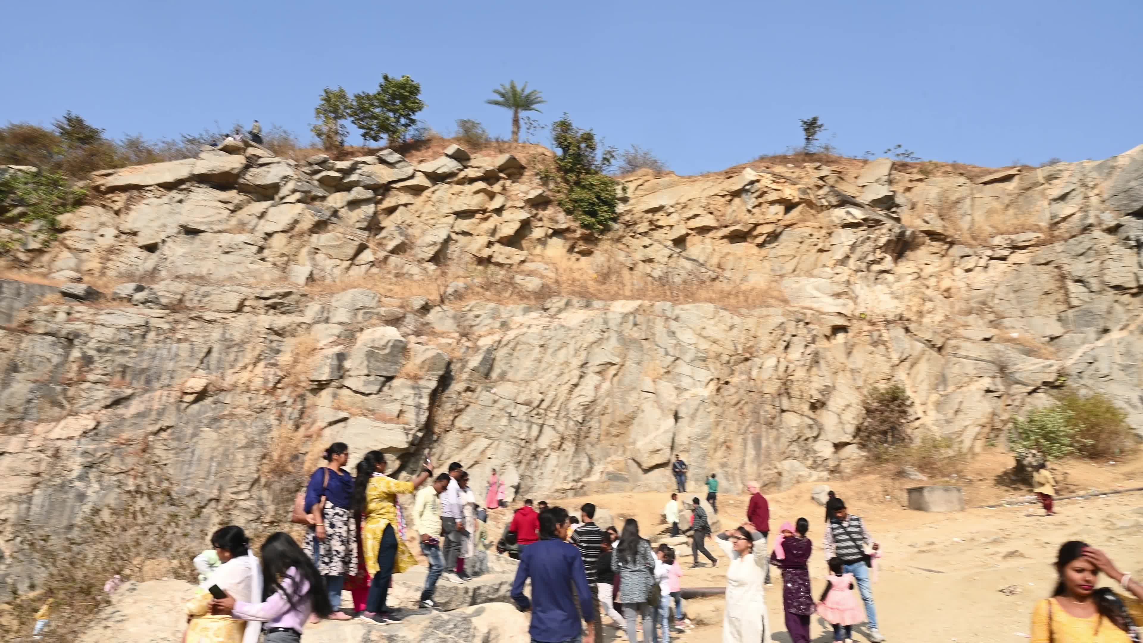 Marble Lake - Solidified Magma - Cooled dykes - Popular Tourist Spot in India 