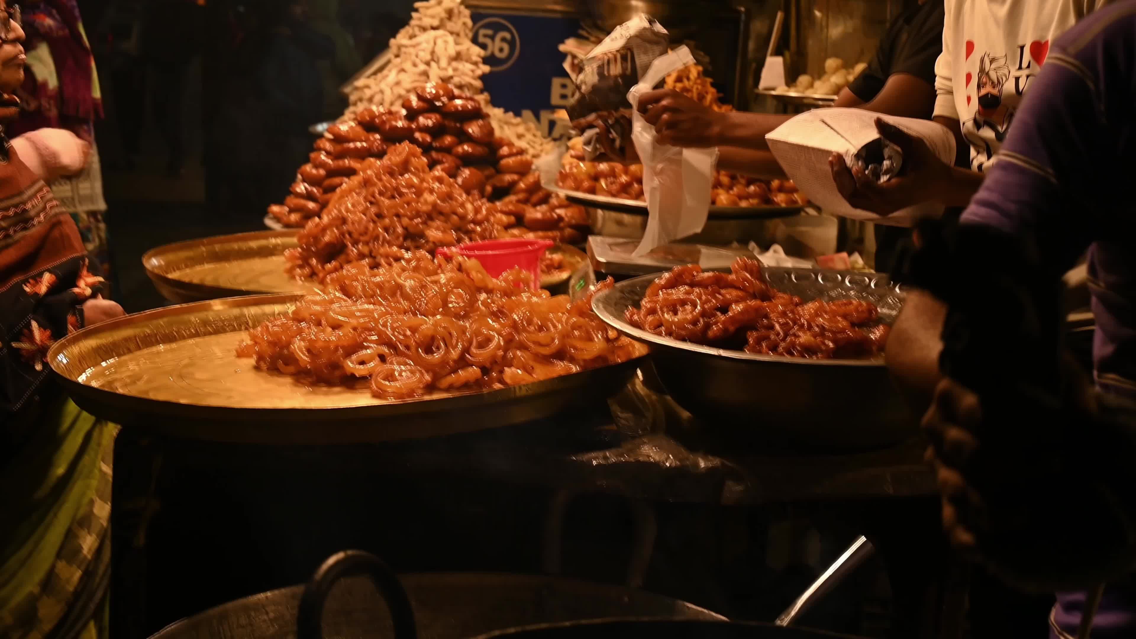 Jalebi and Samosa Shop - Street Food - Public debate on food 