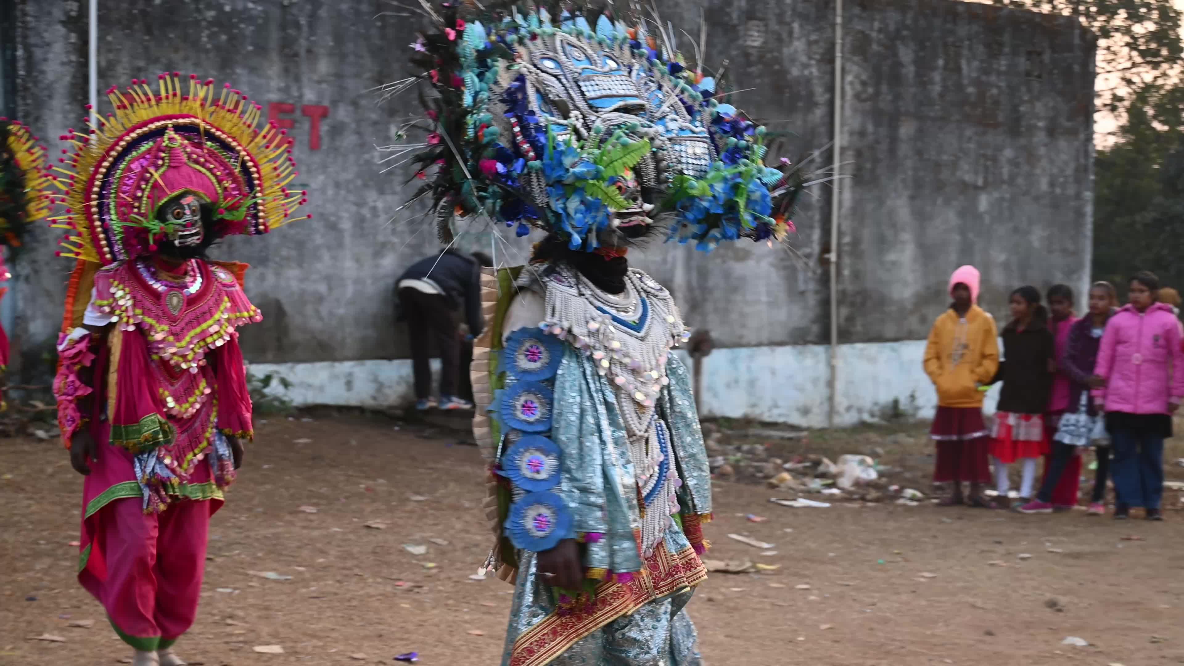 Chhau Nach in Purulia - Tribal community in India - UNESCO Representative List 